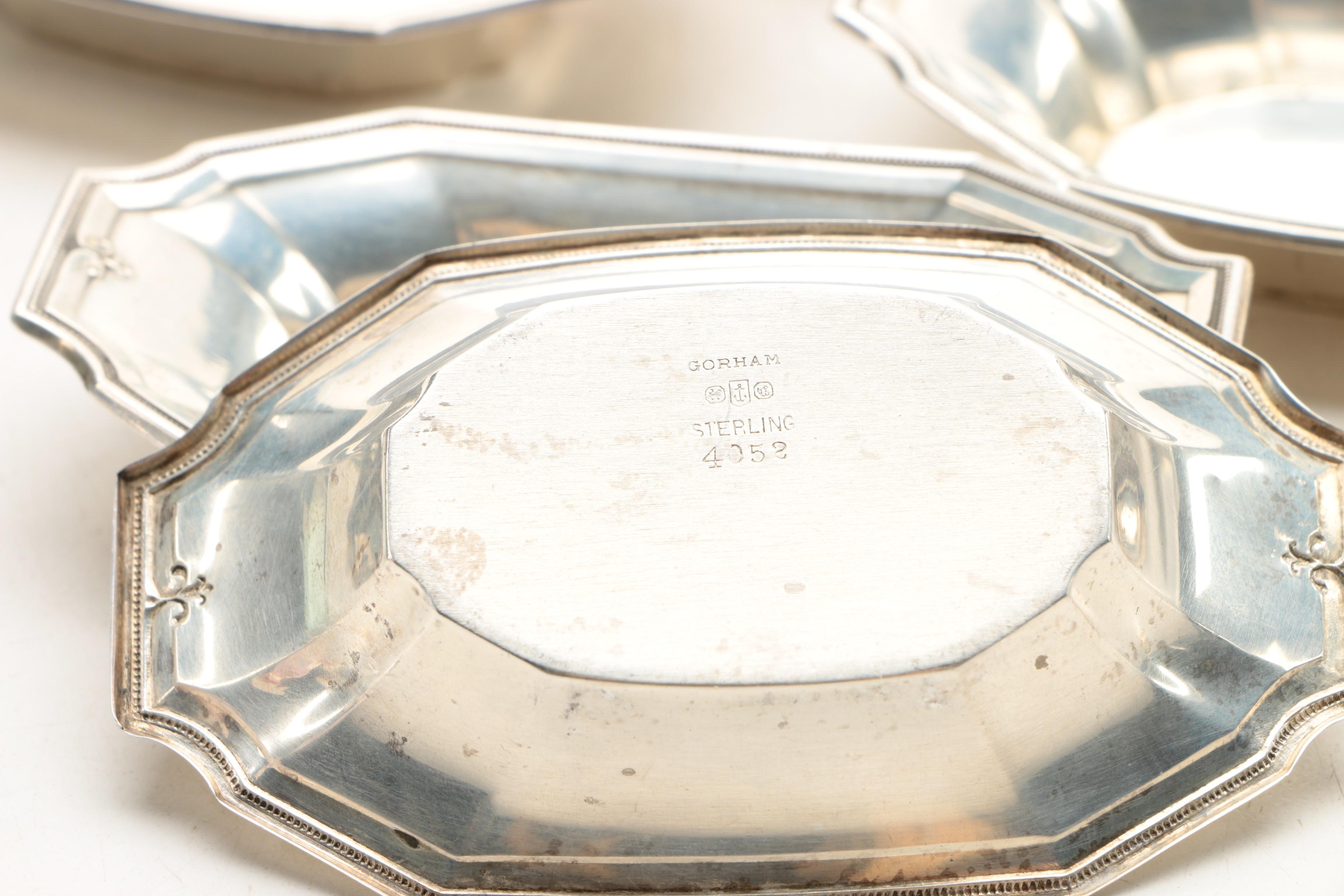 Gorham Sterling Silver "King Albert" Nut Dishes