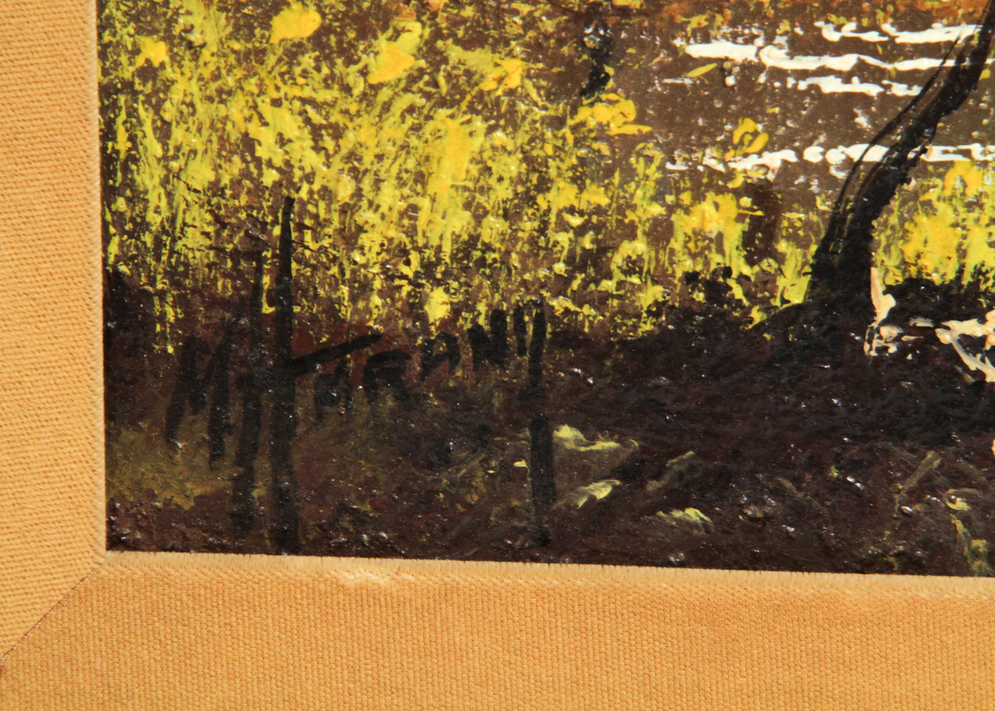 Marcel Harang Oil Painting on Canvas "Mare au Foret"