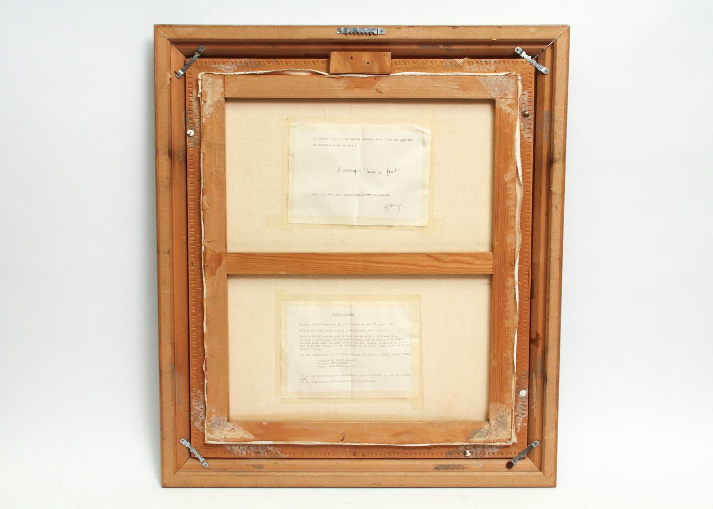 Marcel Harang Oil Painting on Canvas "Mare au Foret"