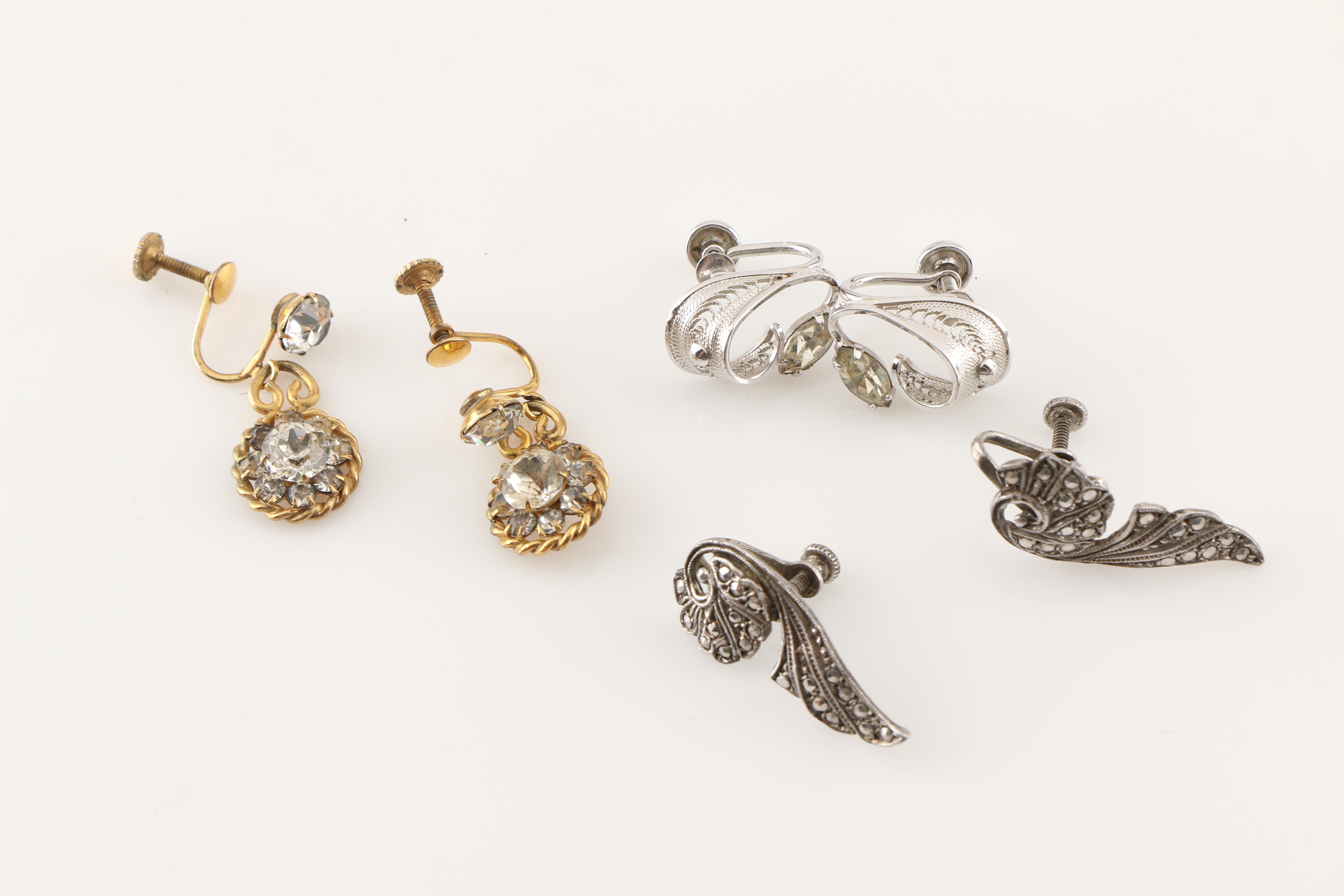 Costume Jewelry Featuring Trifari and Sterling Silver