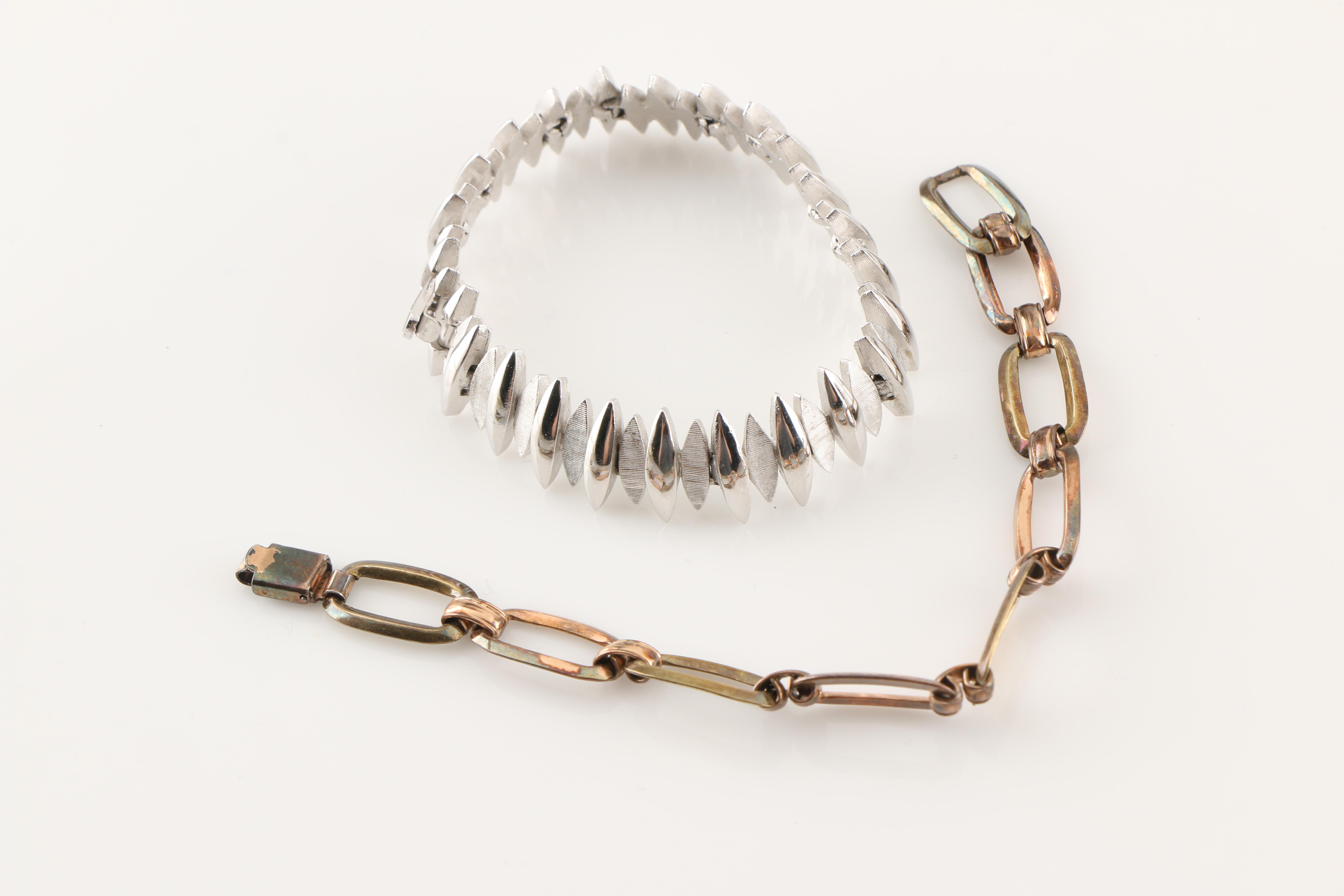 Costume Jewelry Featuring Trifari and Sterling Silver