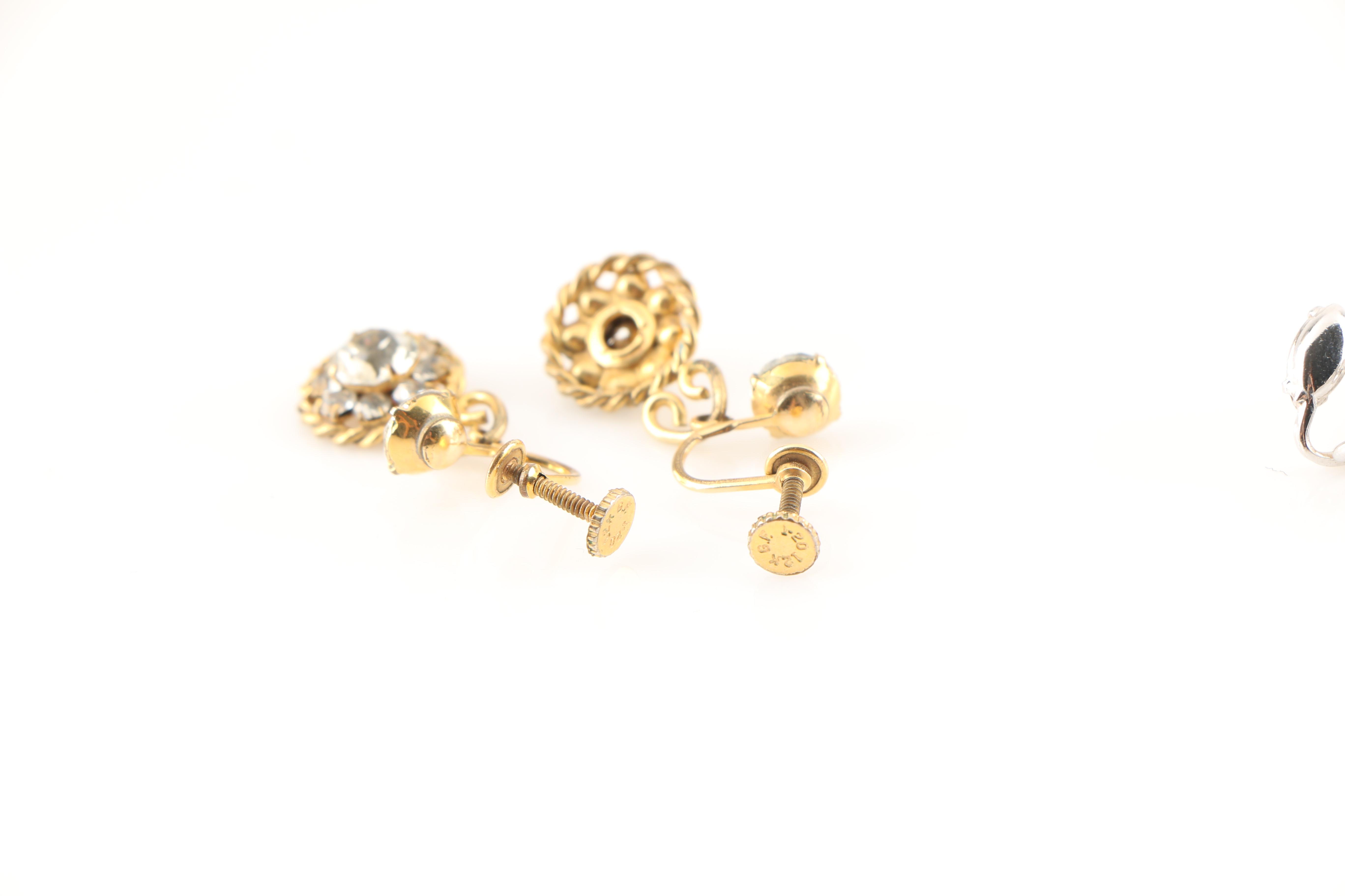 Costume Jewelry Featuring Trifari and Sterling Silver