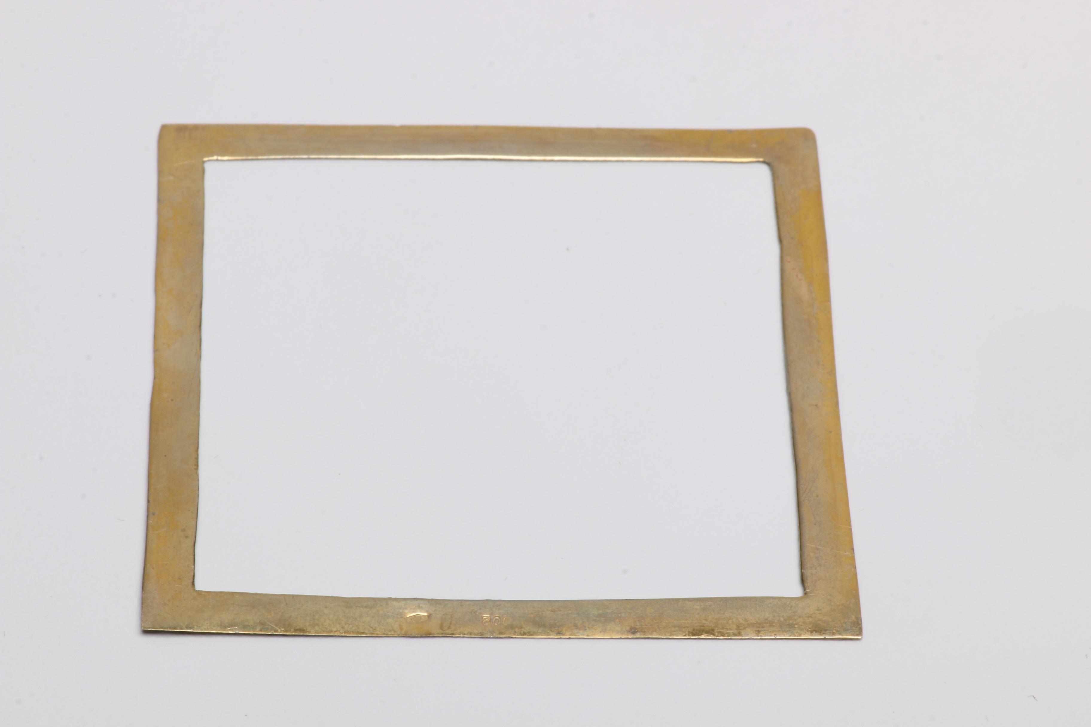 Vintage Italian 800 Silver and Enamel Case