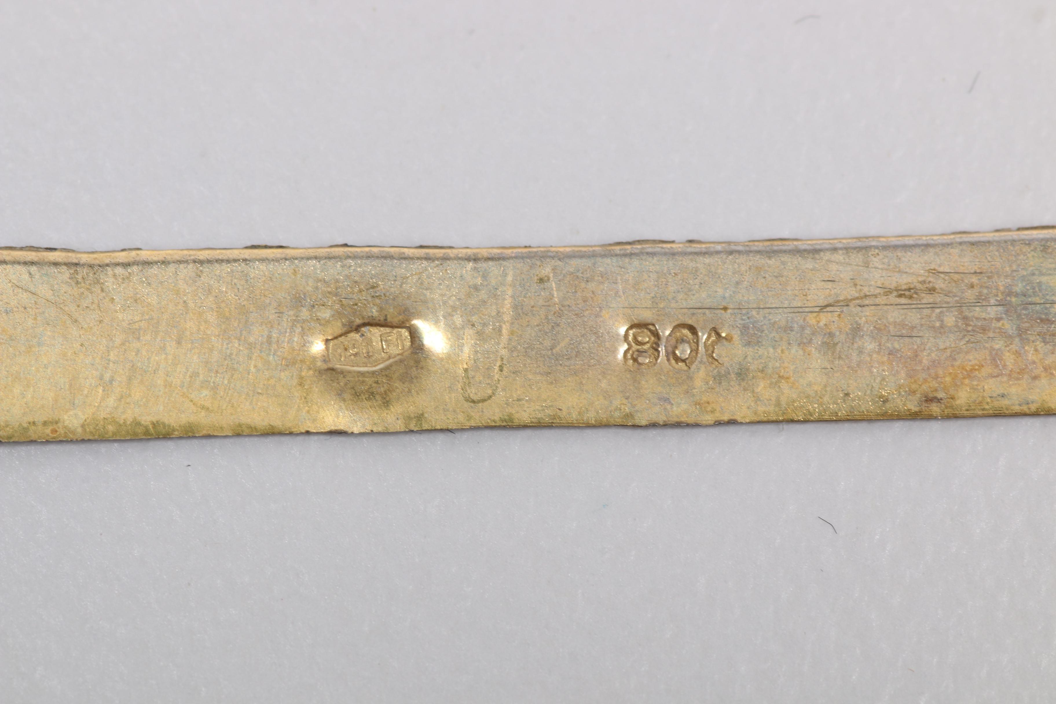 Vintage Italian 800 Silver and Enamel Case