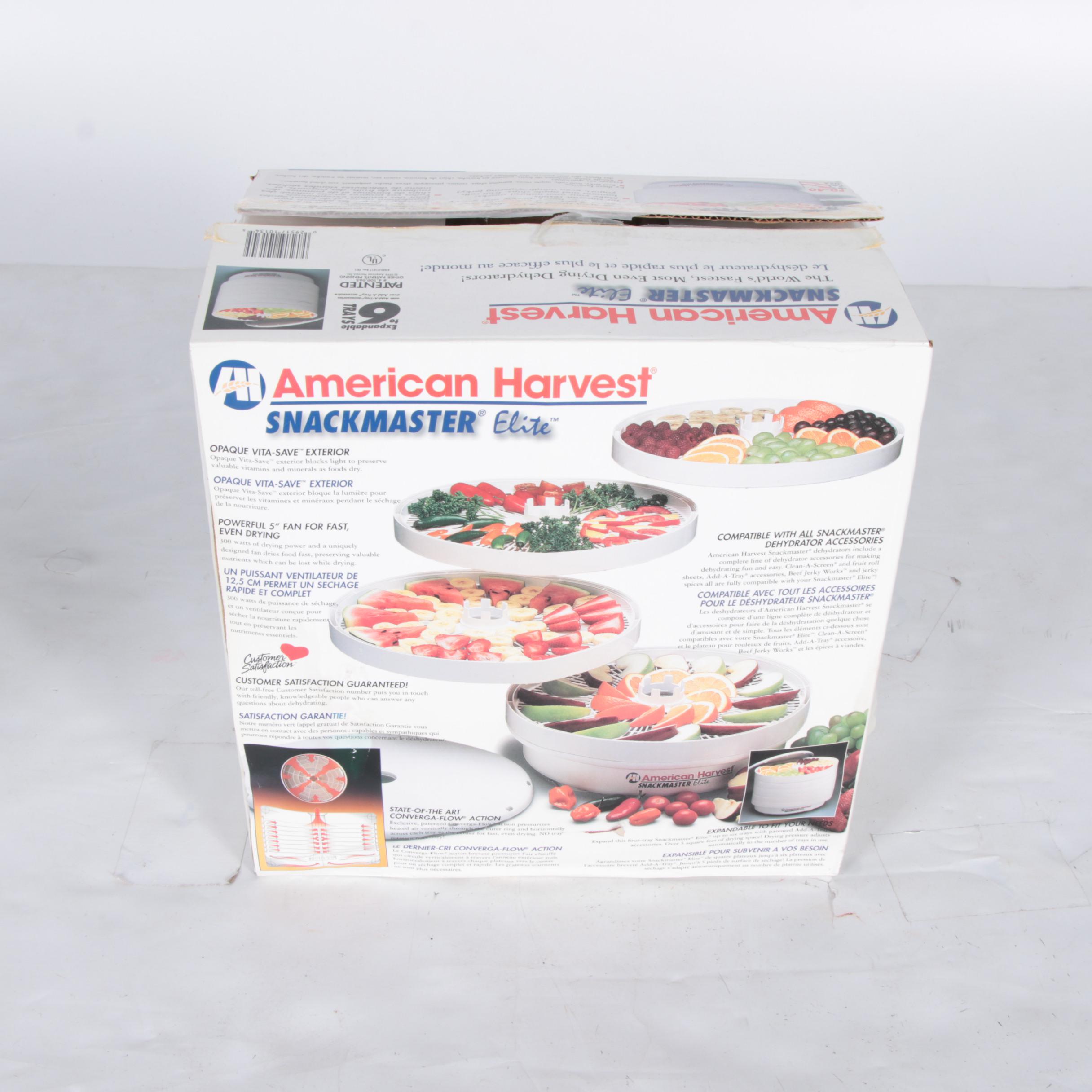 American Harvest "SnackMaster Elite" Food Dehydrator