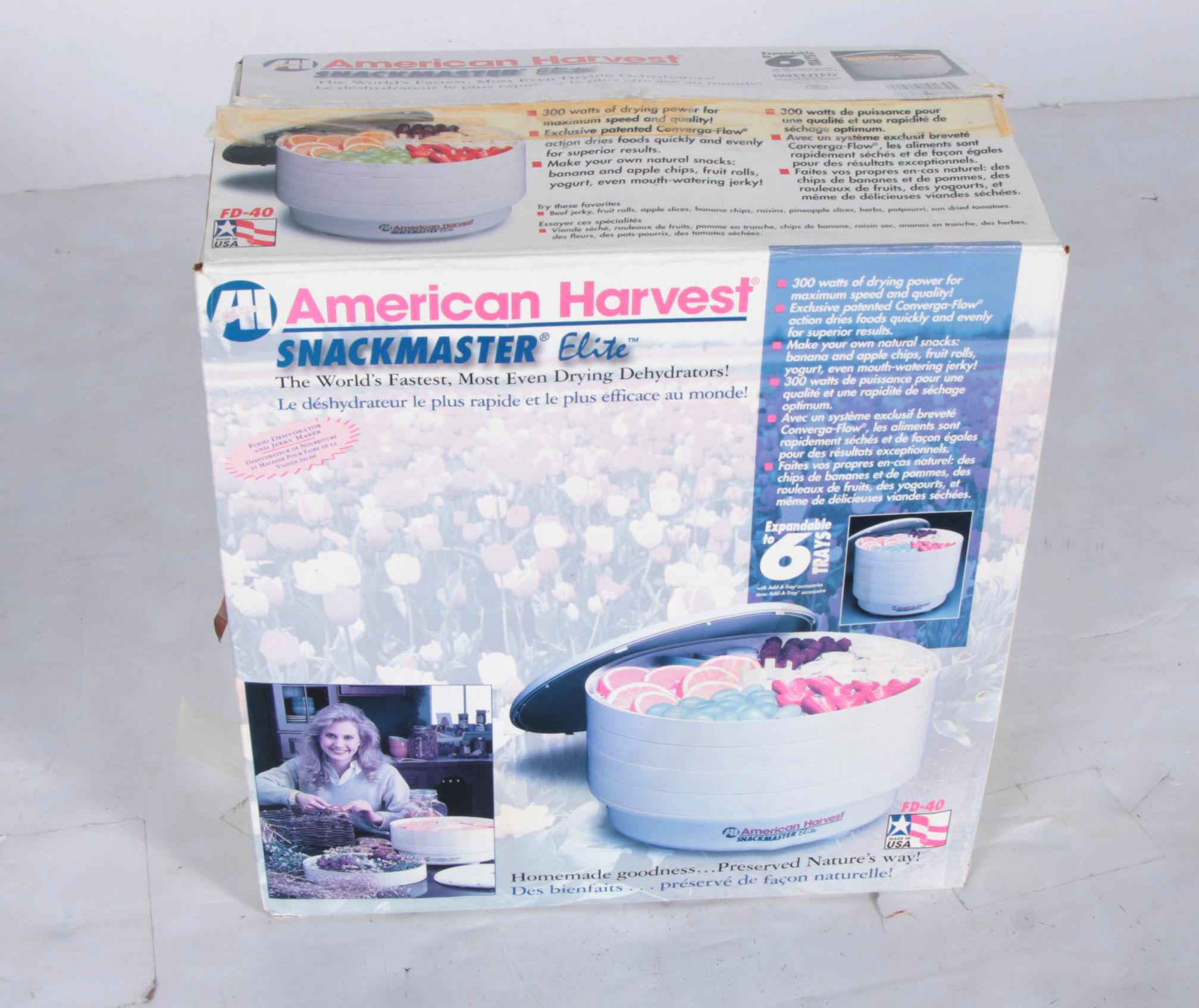 American Harvest "SnackMaster Elite" Food Dehydrator