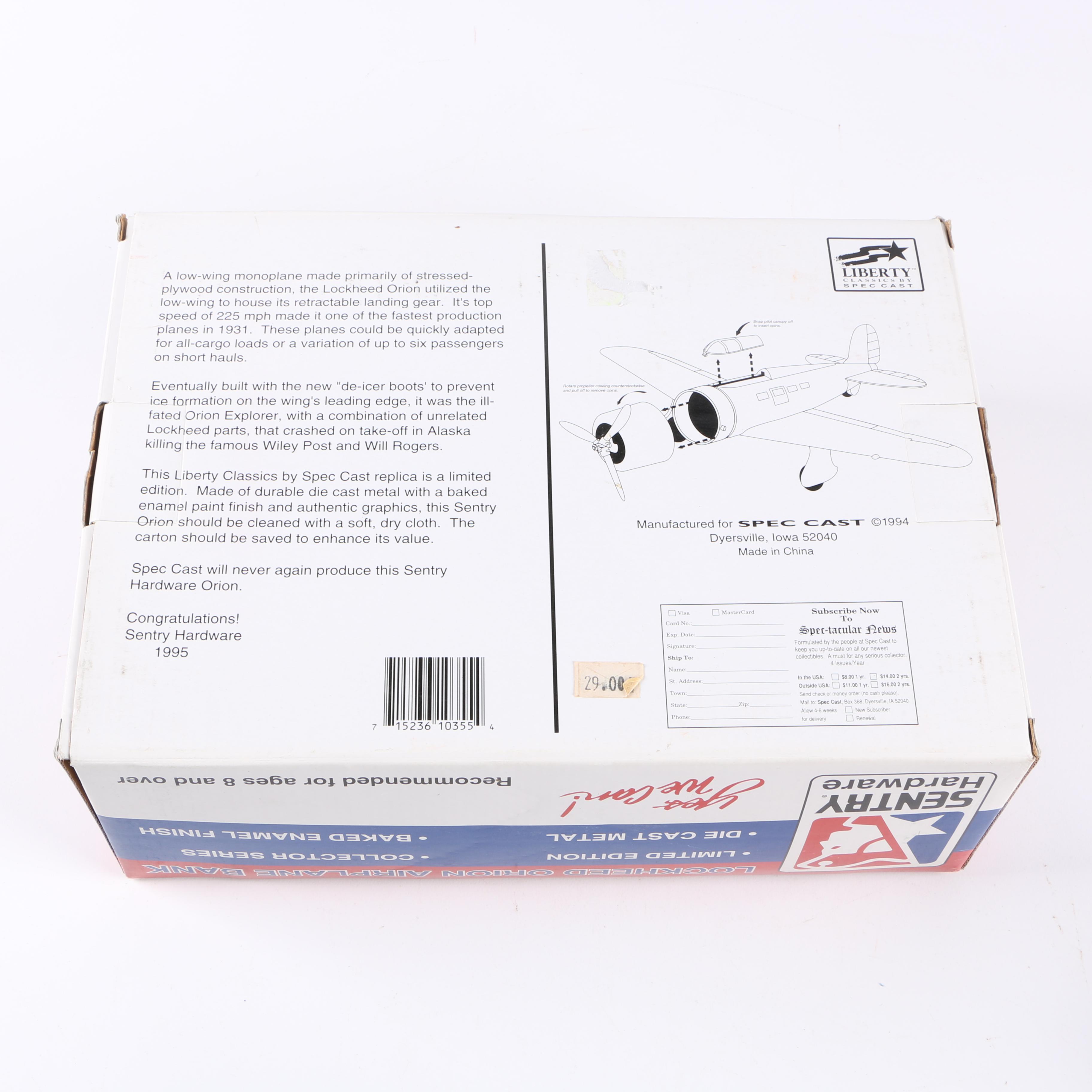 Die-Cast Plane Assortment