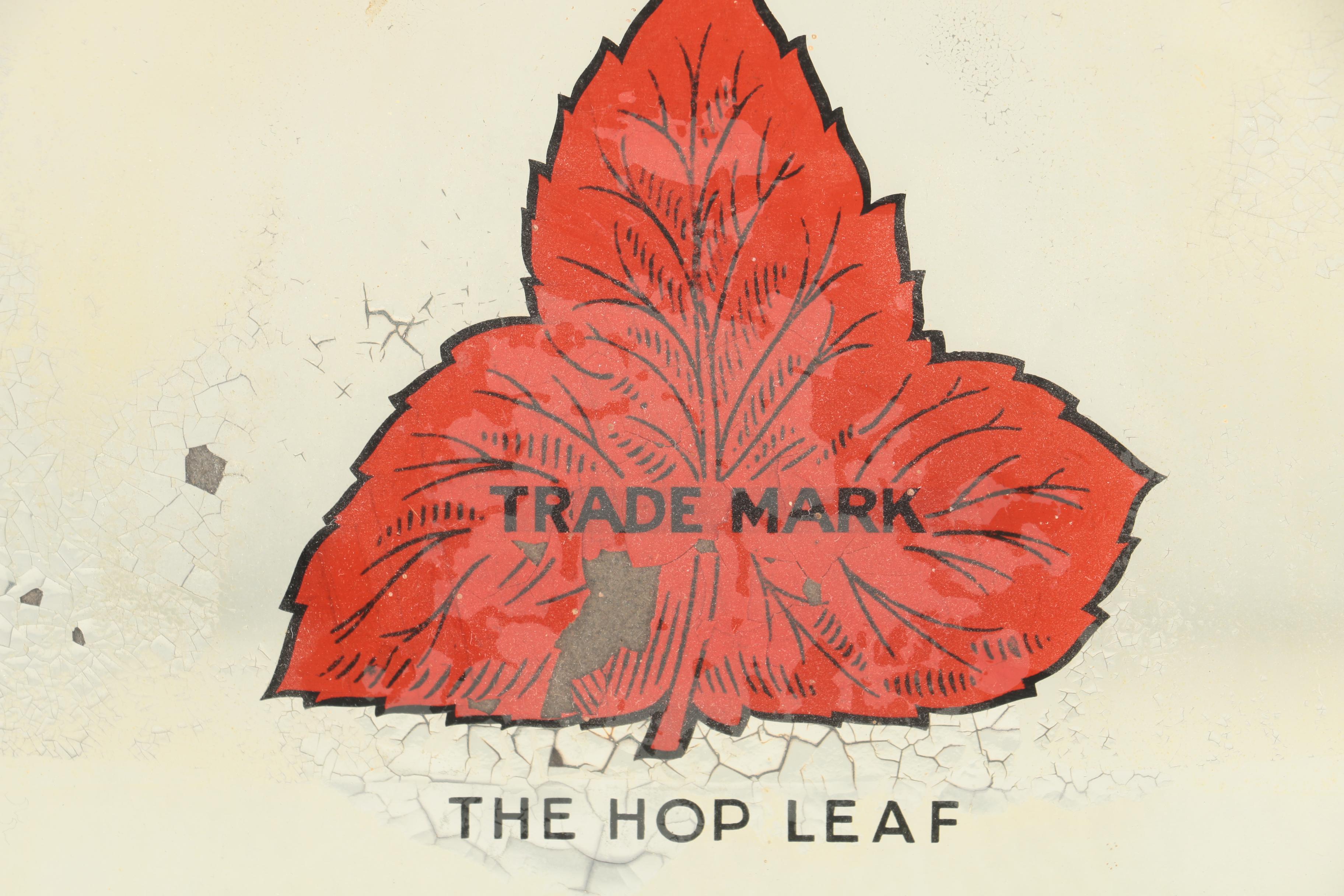 Vintage Simonds Hopleaf Advertising Mirror