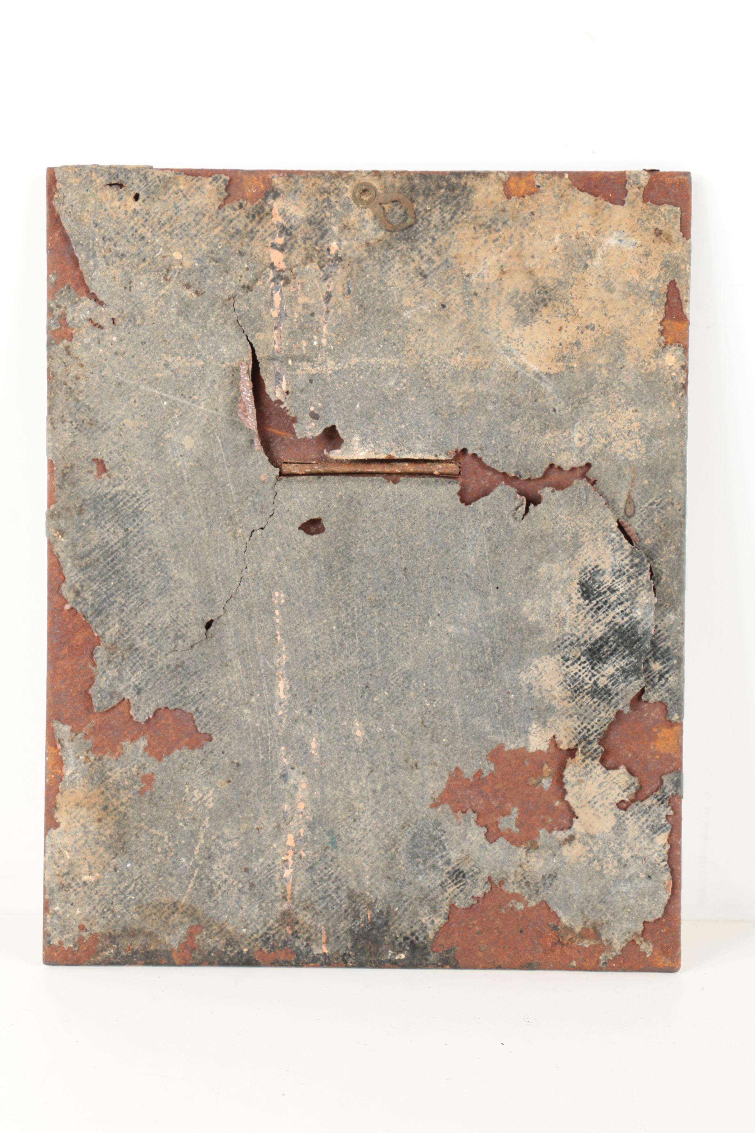 Vintage Simonds Hopleaf Advertising Mirror