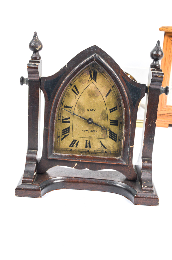Vintage Clocks Featuring Bunglow, Westclox, and Gilbert