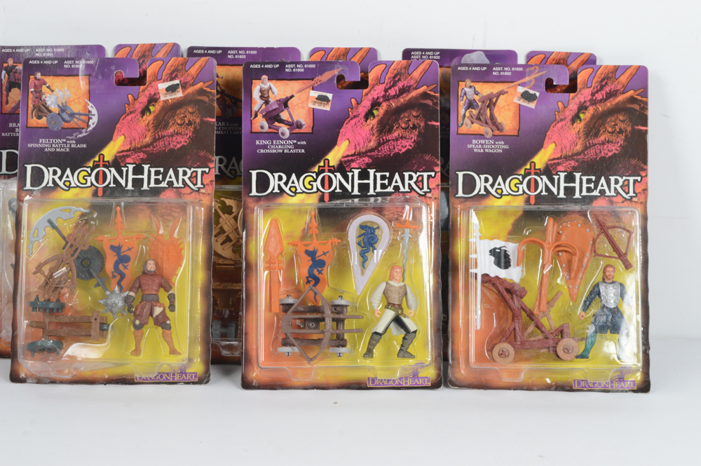 Star Trek and Dragon Heart Action Figures