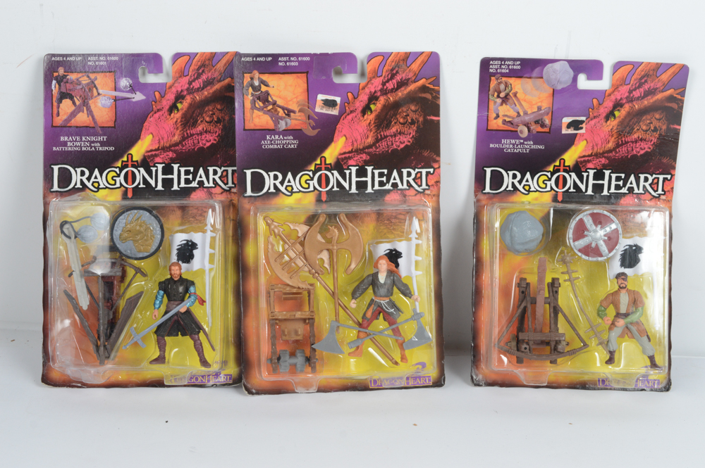 Star Trek and Dragon Heart Action Figures
