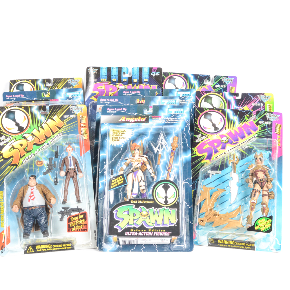 Sixteen Todd McFarlane's Spawn Action Figures