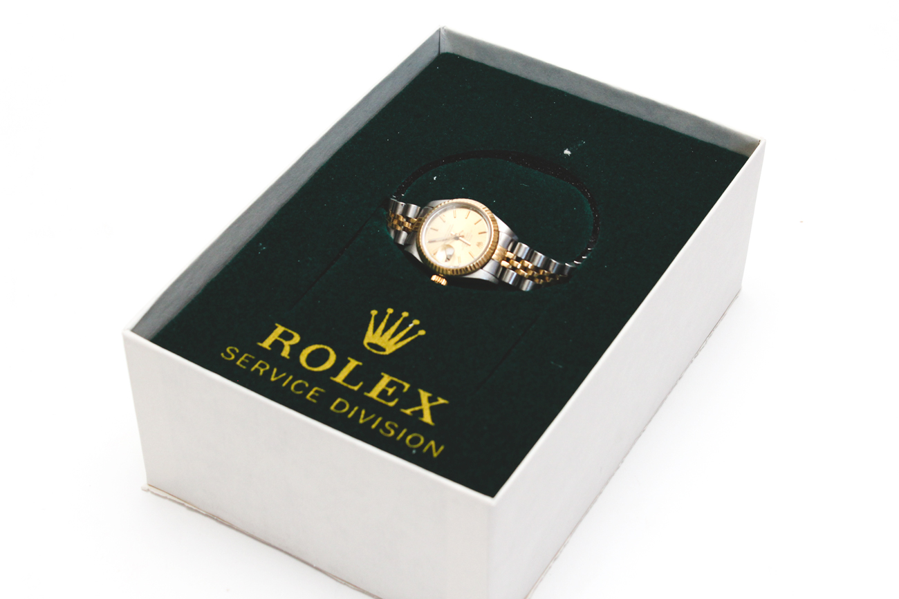 Rolex DateJust Two Tone Watch