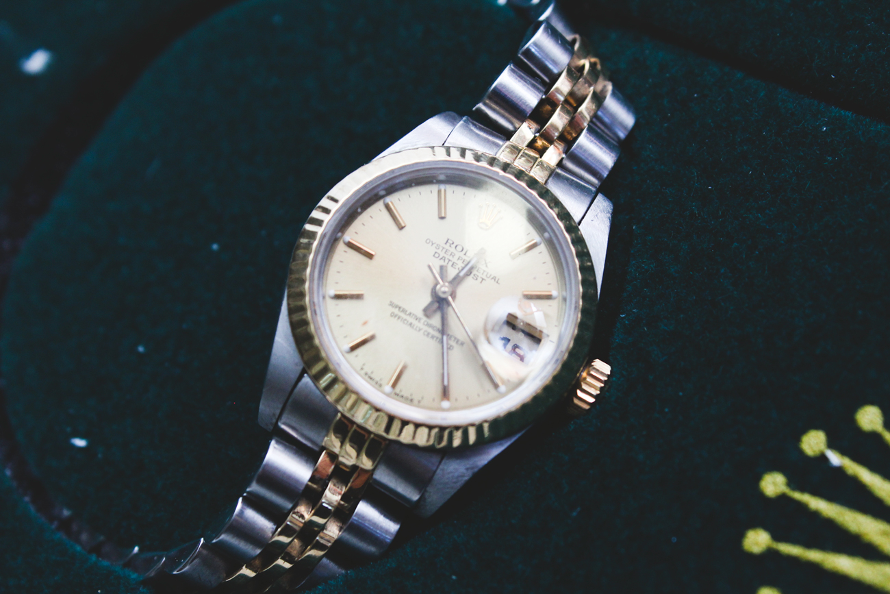 Rolex DateJust Two Tone Watch