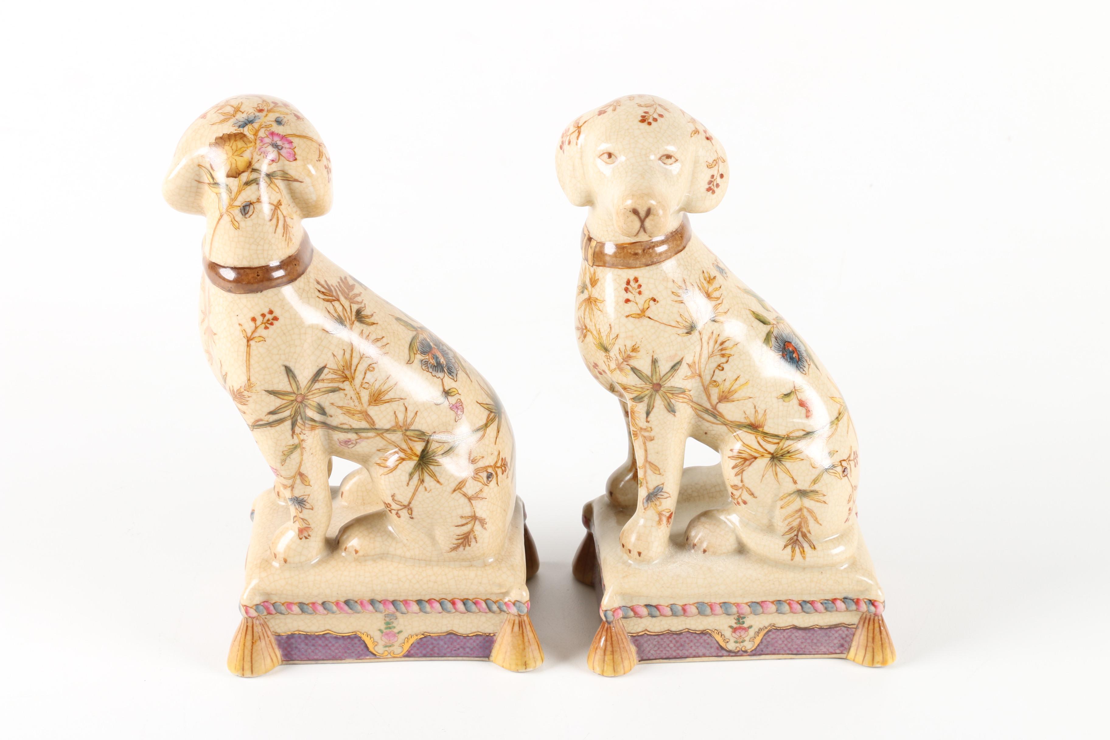 Ceramic Dog Figurines