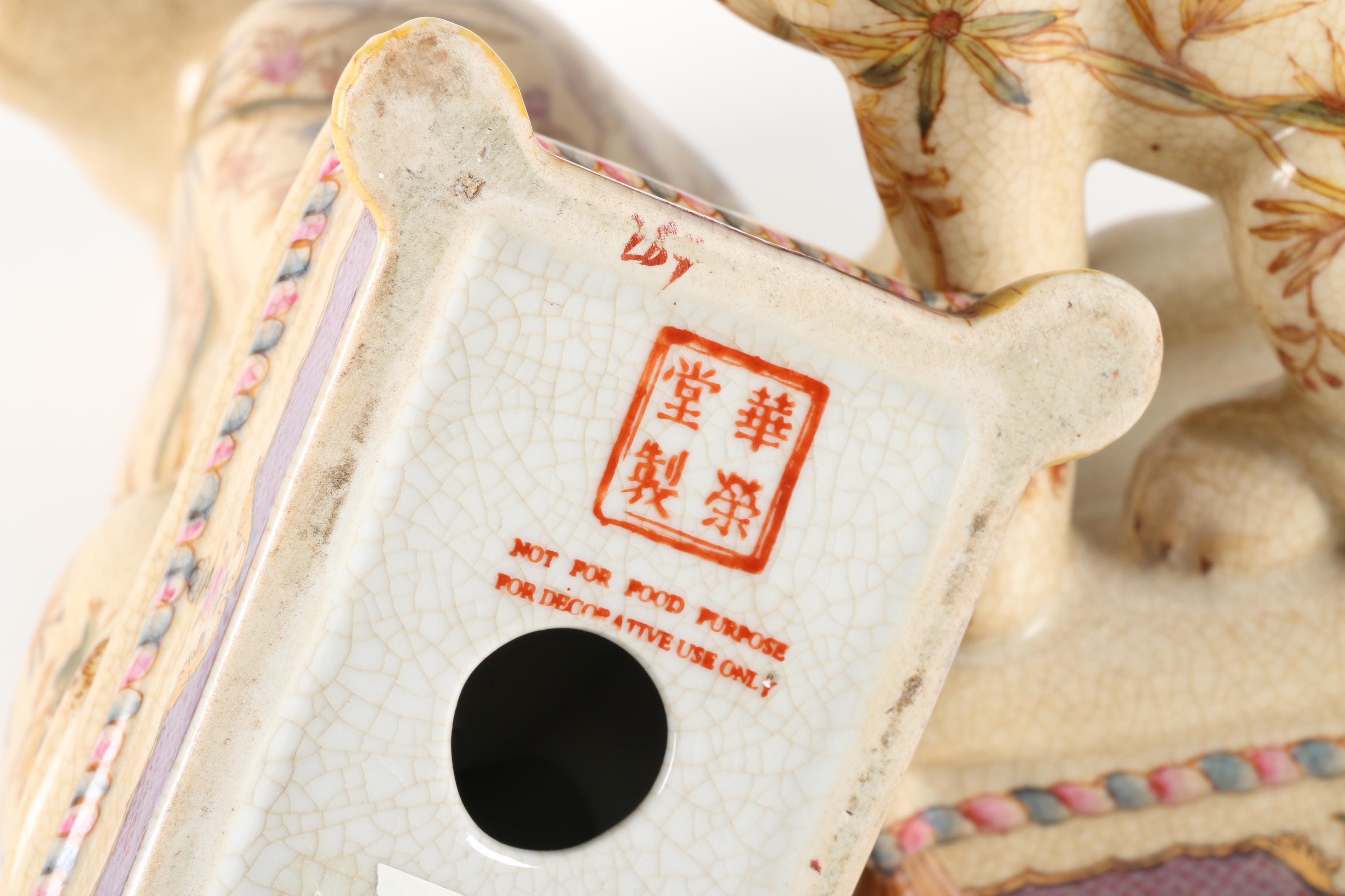 Ceramic Dog Figurines