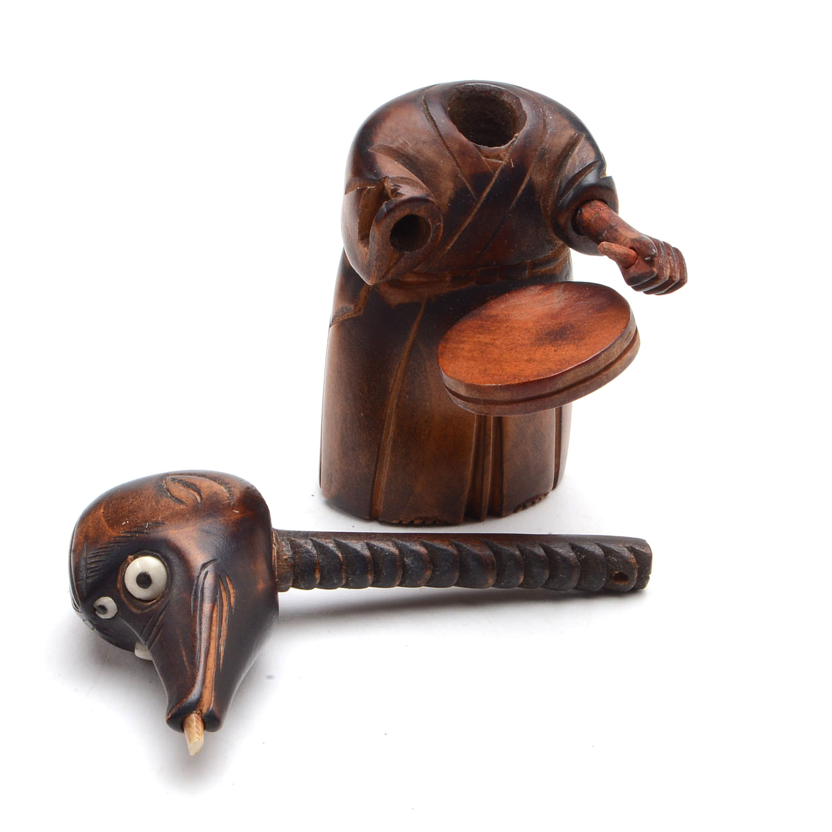 Hand-carved Japanese Kobe Toy Figure