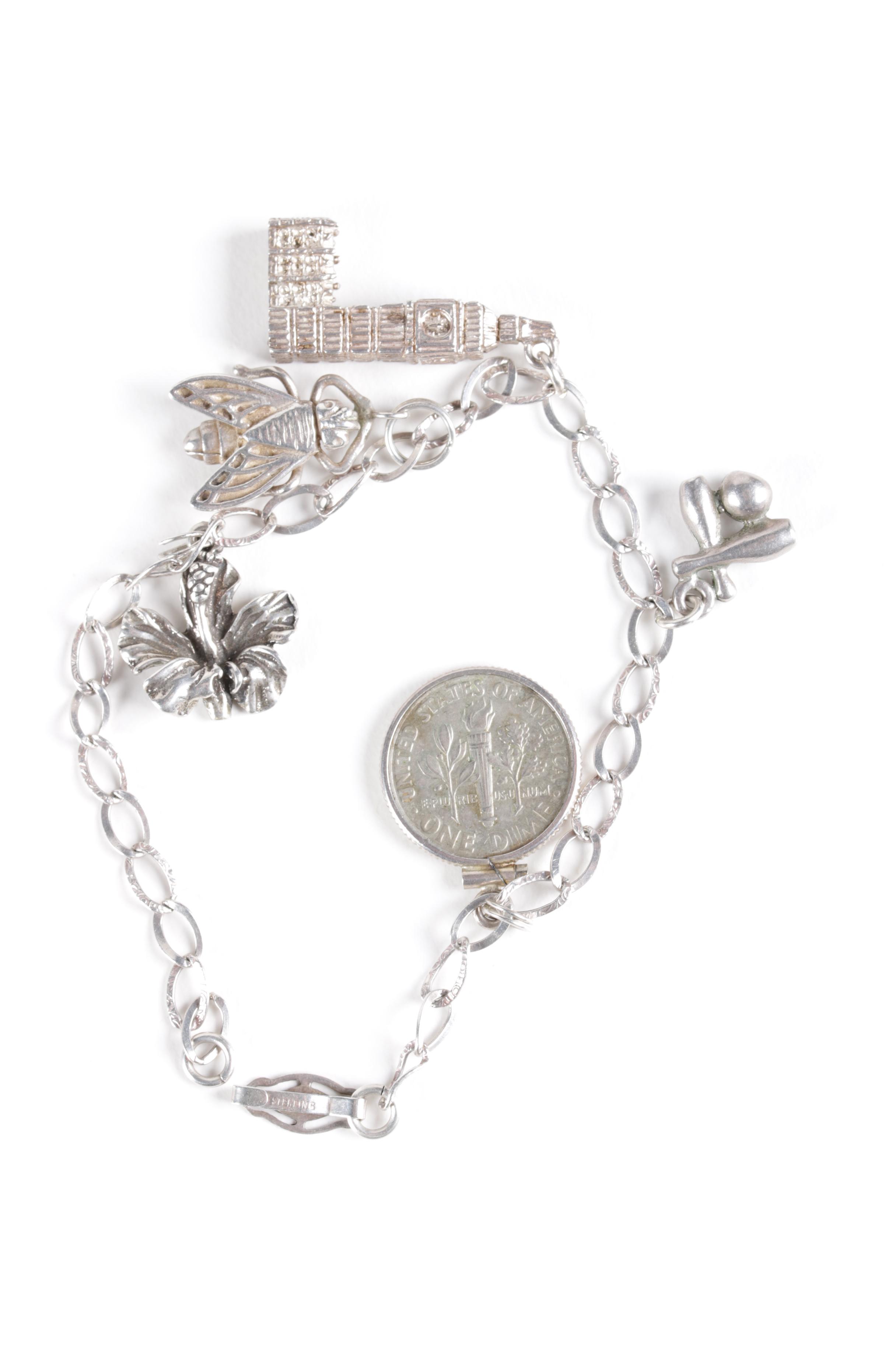 Selection of Charm Bracelets Including Charms