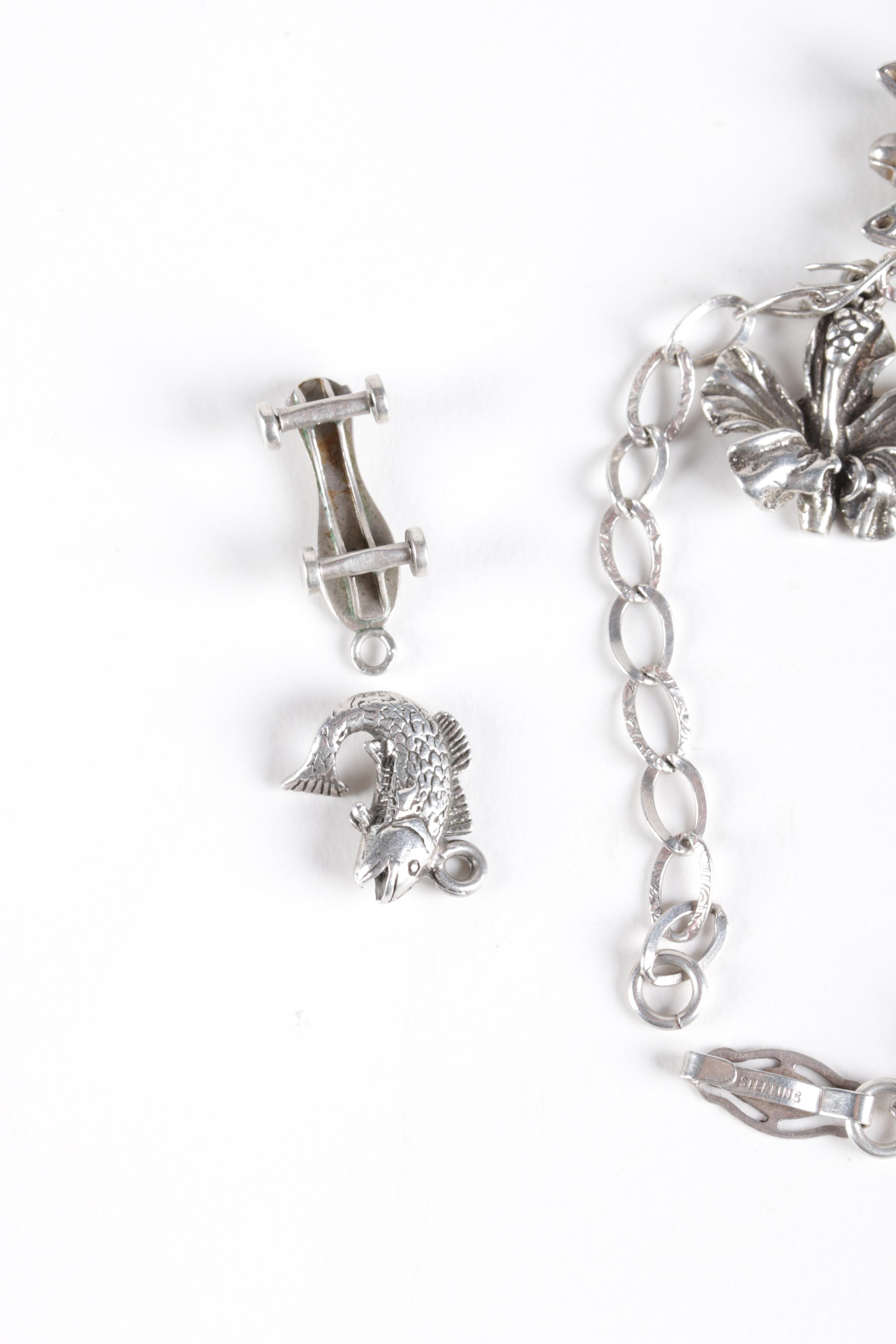 Selection of Charm Bracelets Including Charms