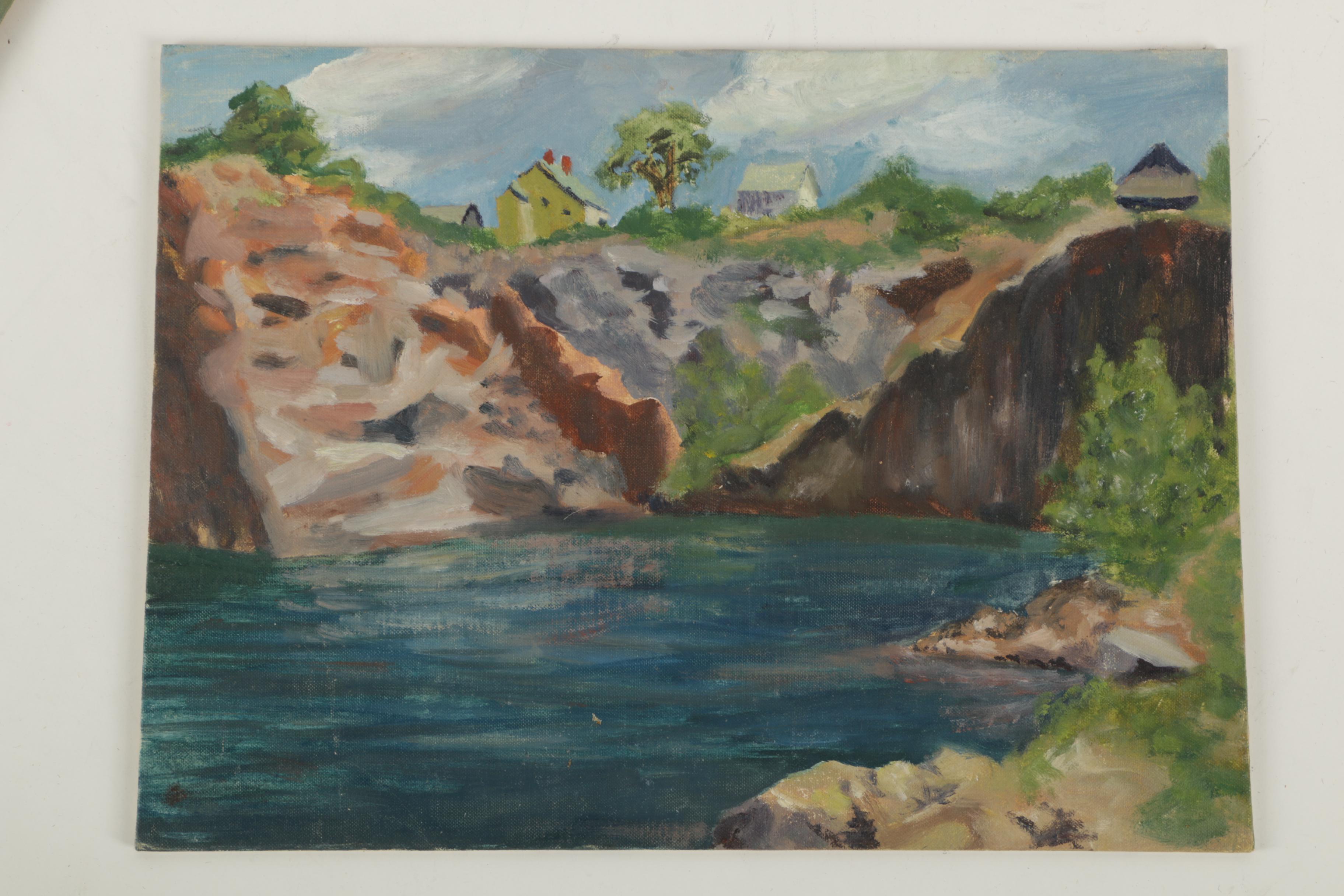 Oil Paintings of Waterfront Property