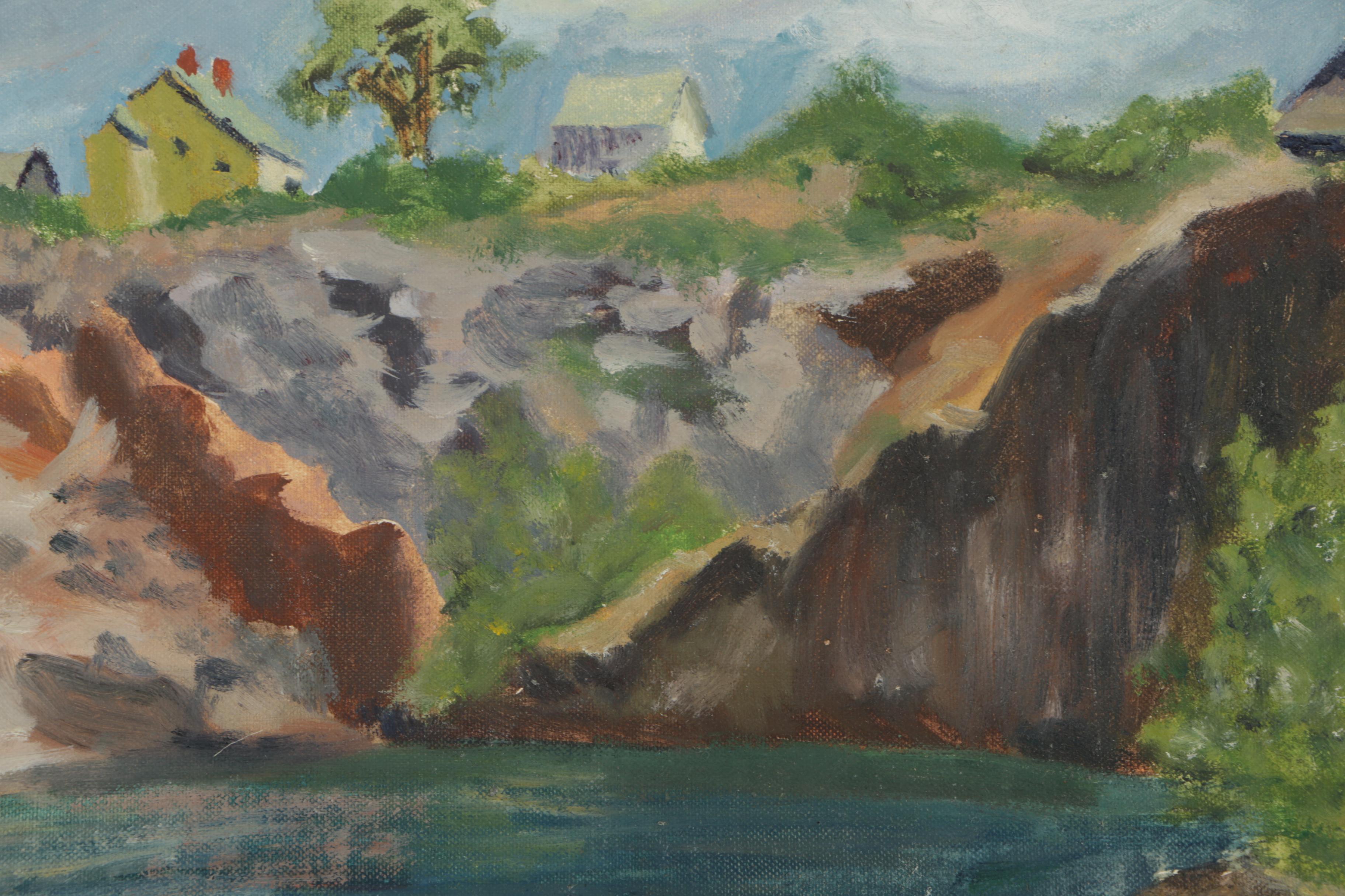 Oil Paintings of Waterfront Property