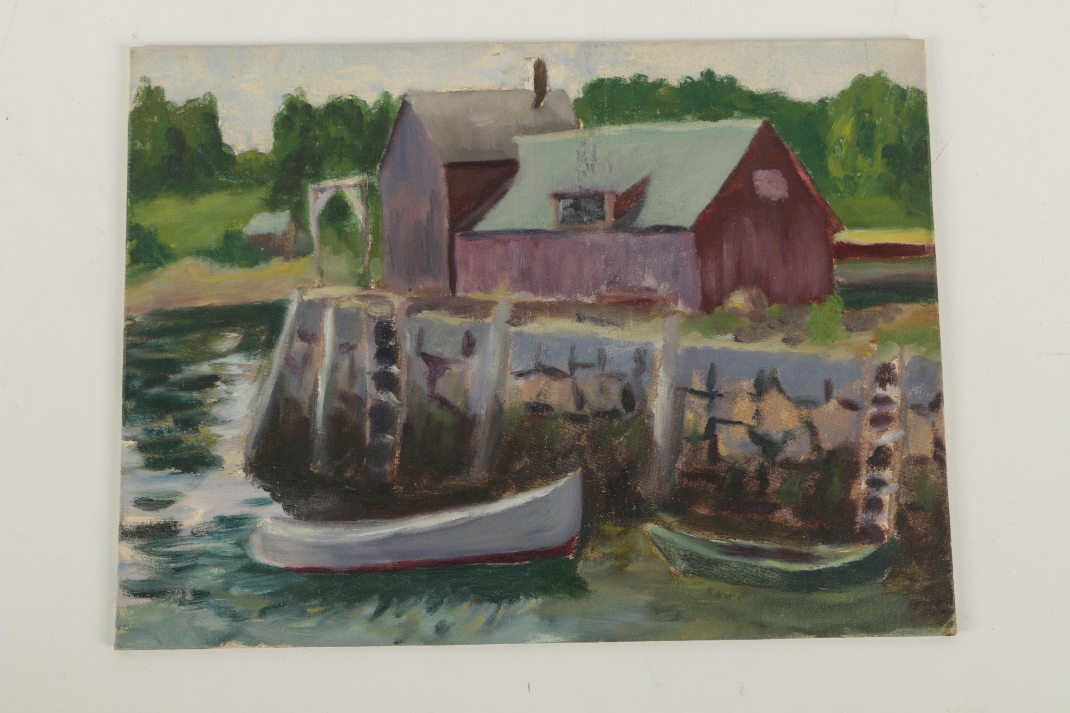 Oil Paintings of Waterfront Property