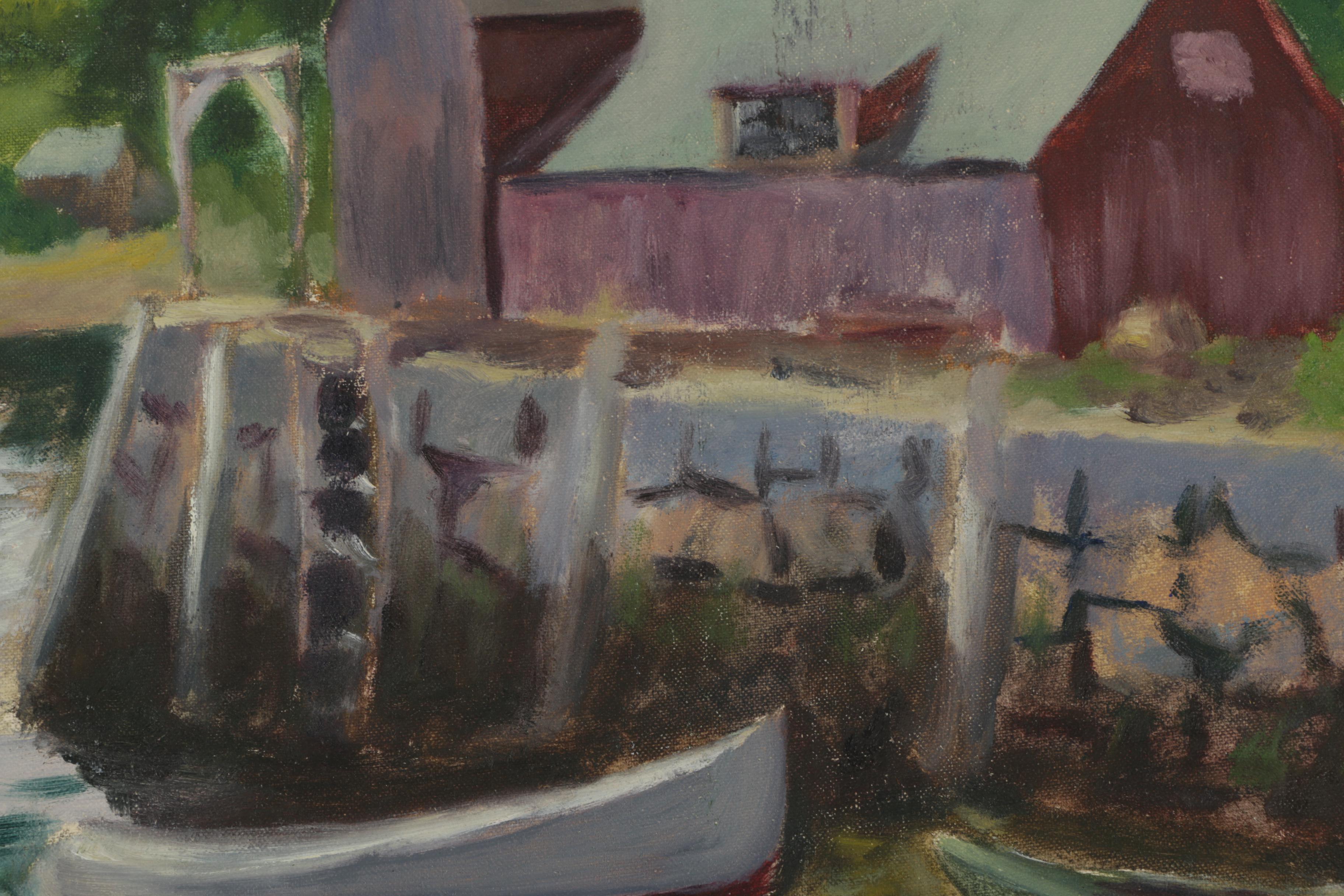 Oil Paintings of Waterfront Property