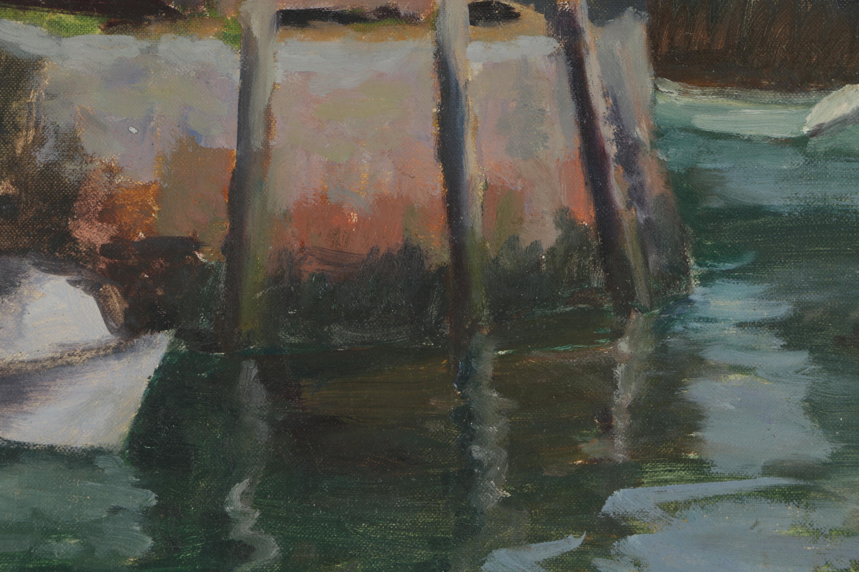 Oil Paintings of Waterfront Property