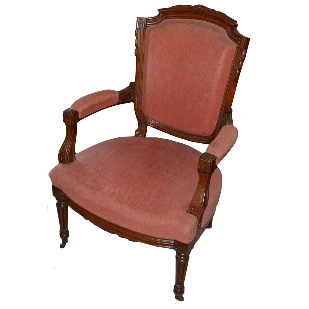 Louis XVI Style Fauteuil Chair
