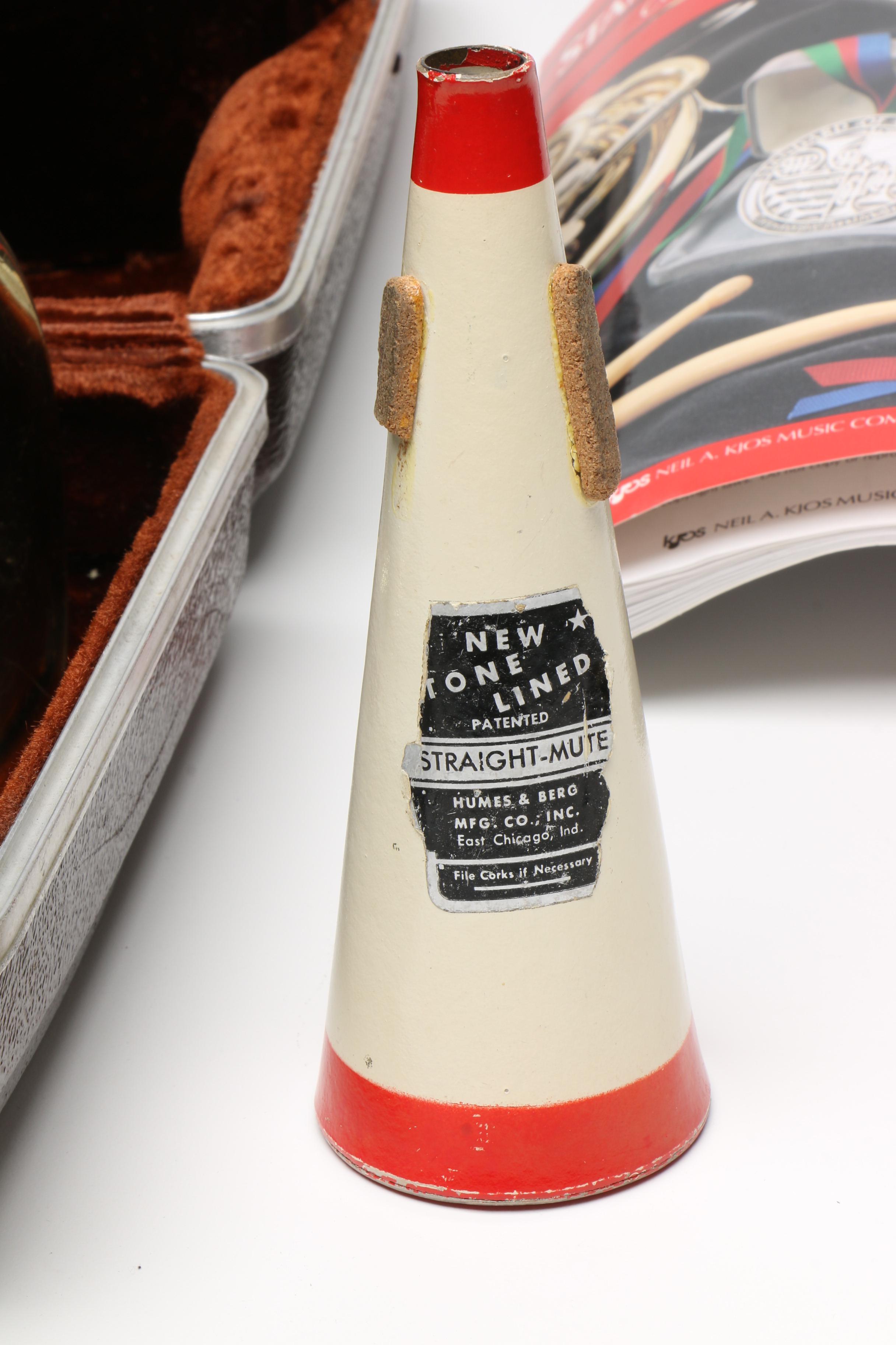 Vintage Olds Ambassador Coronet, Case and Mute