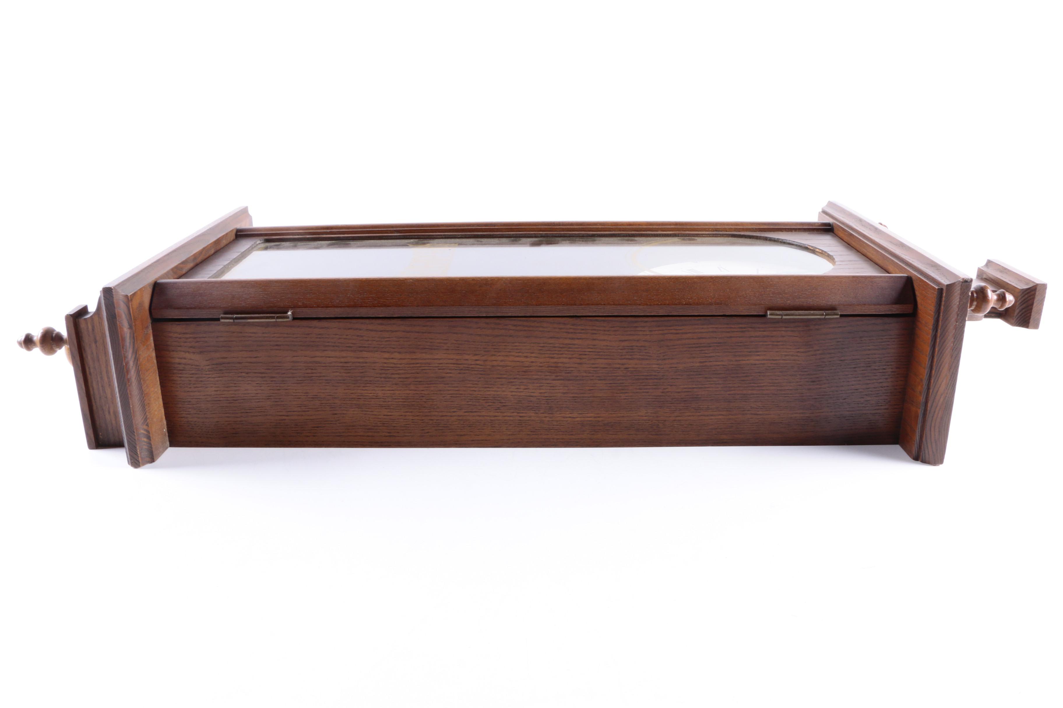 Hamilton Wooden Pendulum Wall Clock