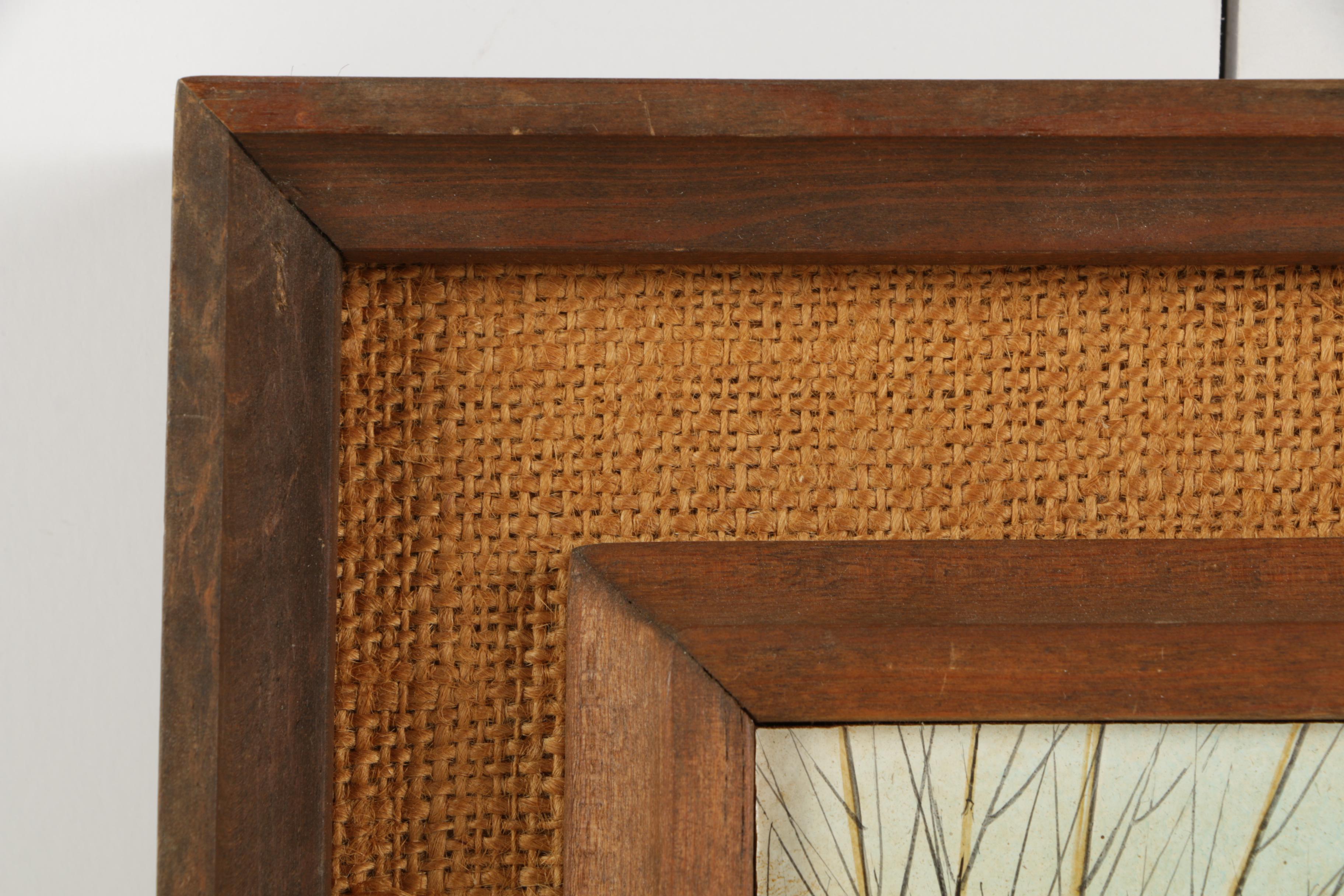 Charles L. Sizemore Signed Miniature Acrylic Painting of a Red Barn