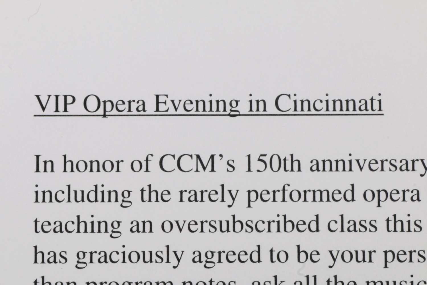 VIP Opera Evening with Pre-Theater Dinner and Wine Pairings for Four