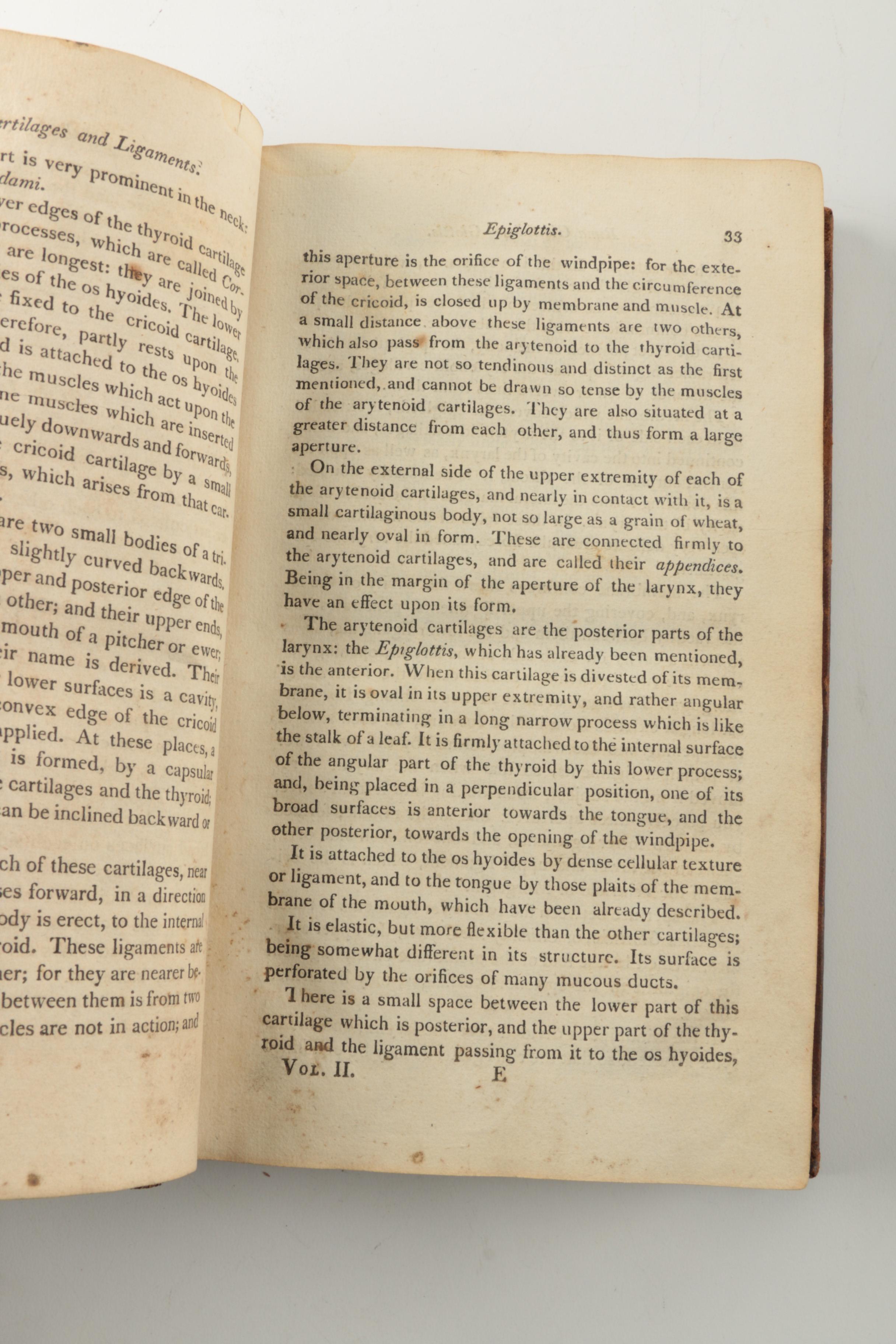 1817 "A System of Anatomy for the Use of Students of Medicine, Volume II"