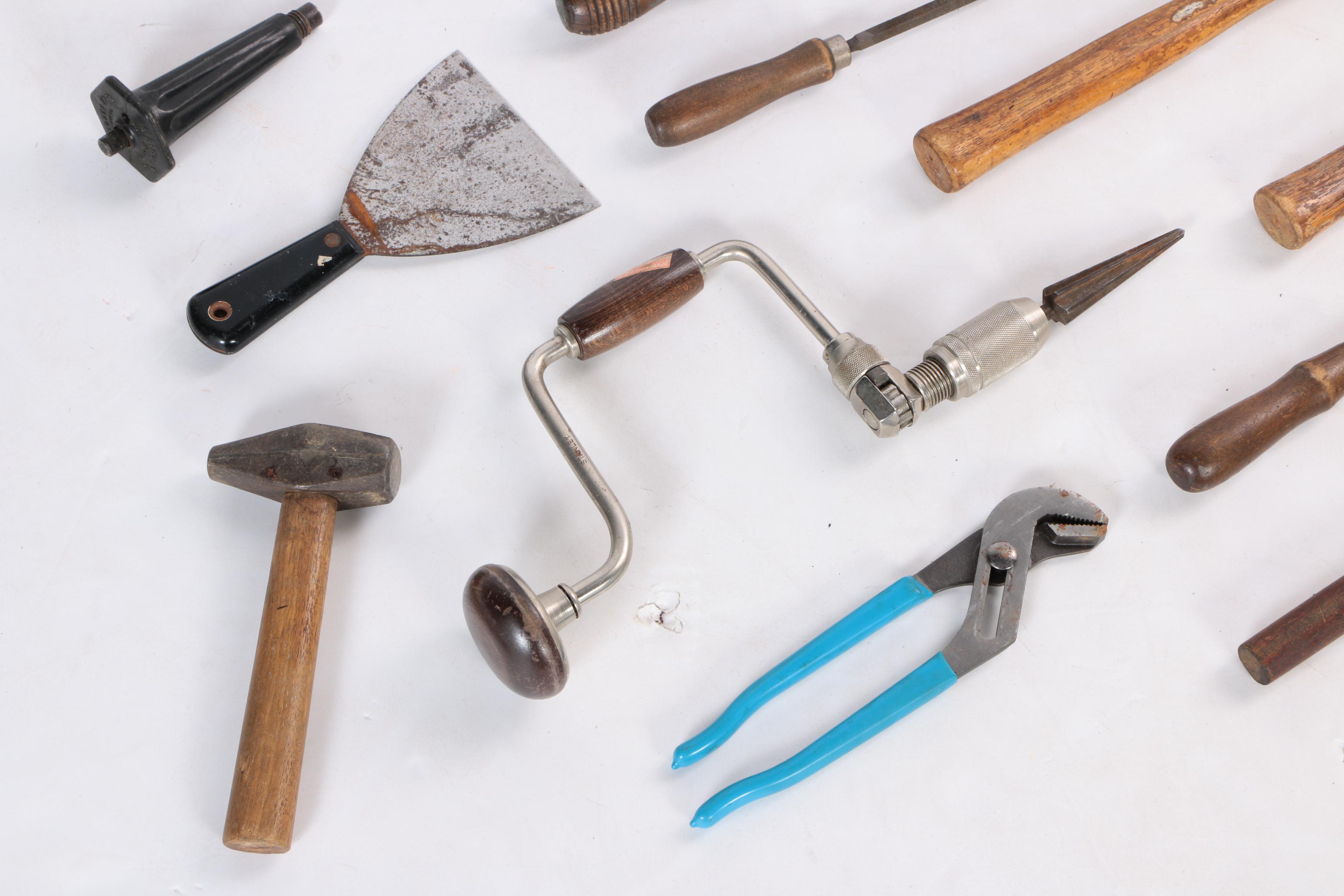Vintage Craftsman Toolbox with Tools