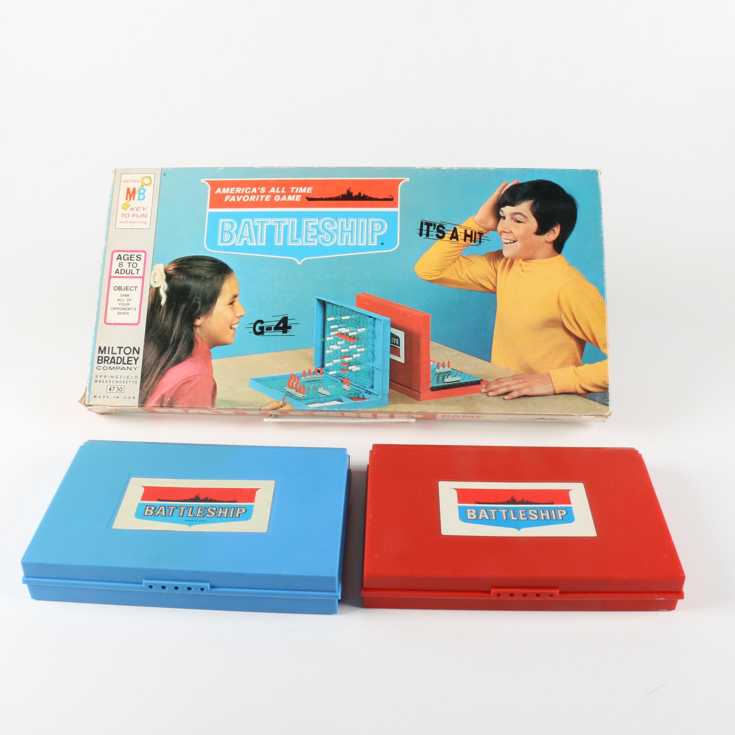 Vintage Milton Bradley Battleship Board Game