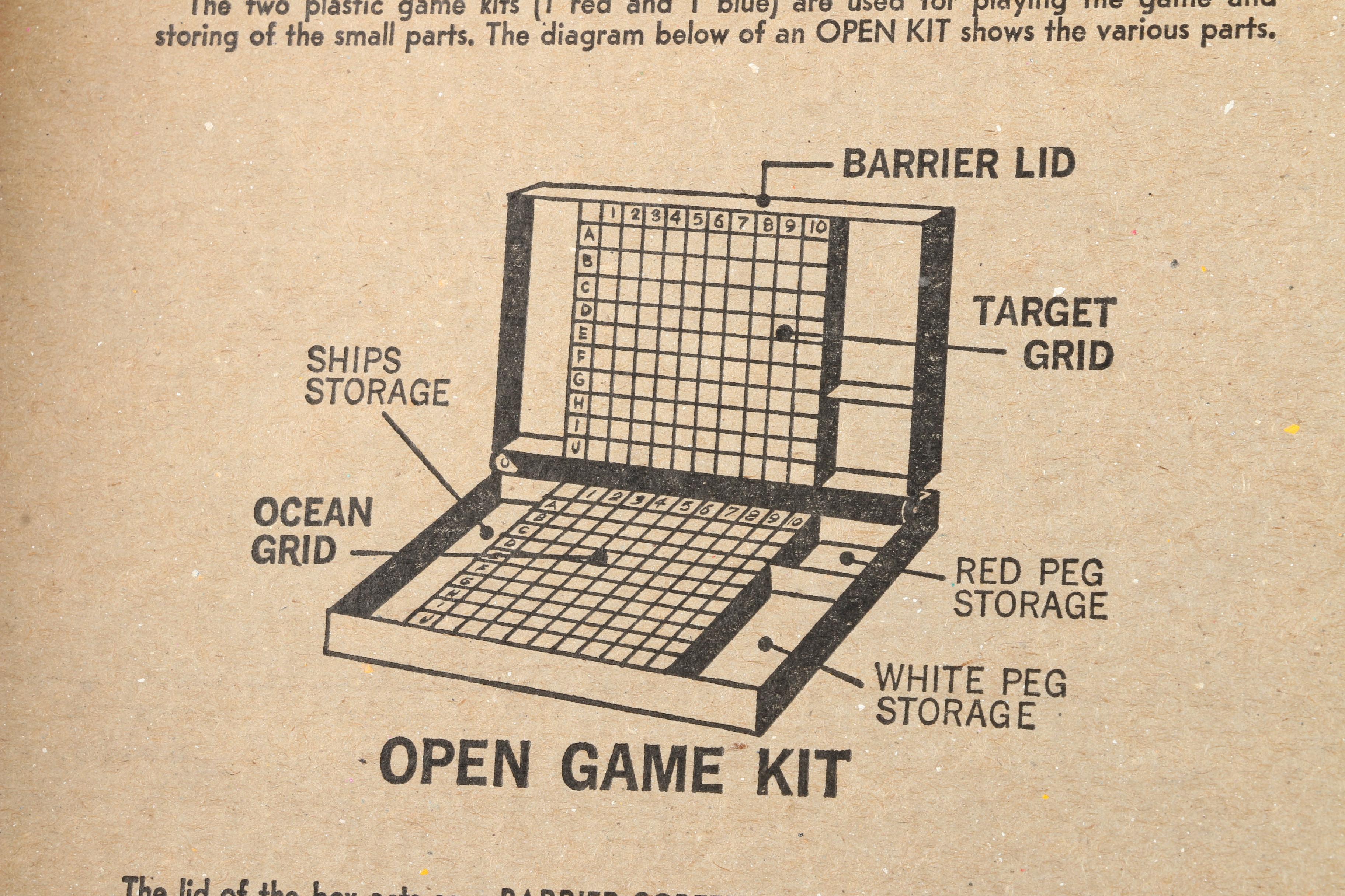 Vintage Milton Bradley Battleship Board Game