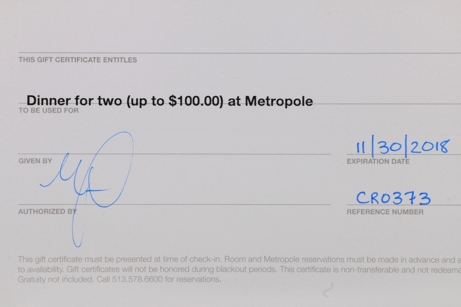 Cincinnati's Opera's "Another Brick in the Wall" Tickets and Dinner at Metropole