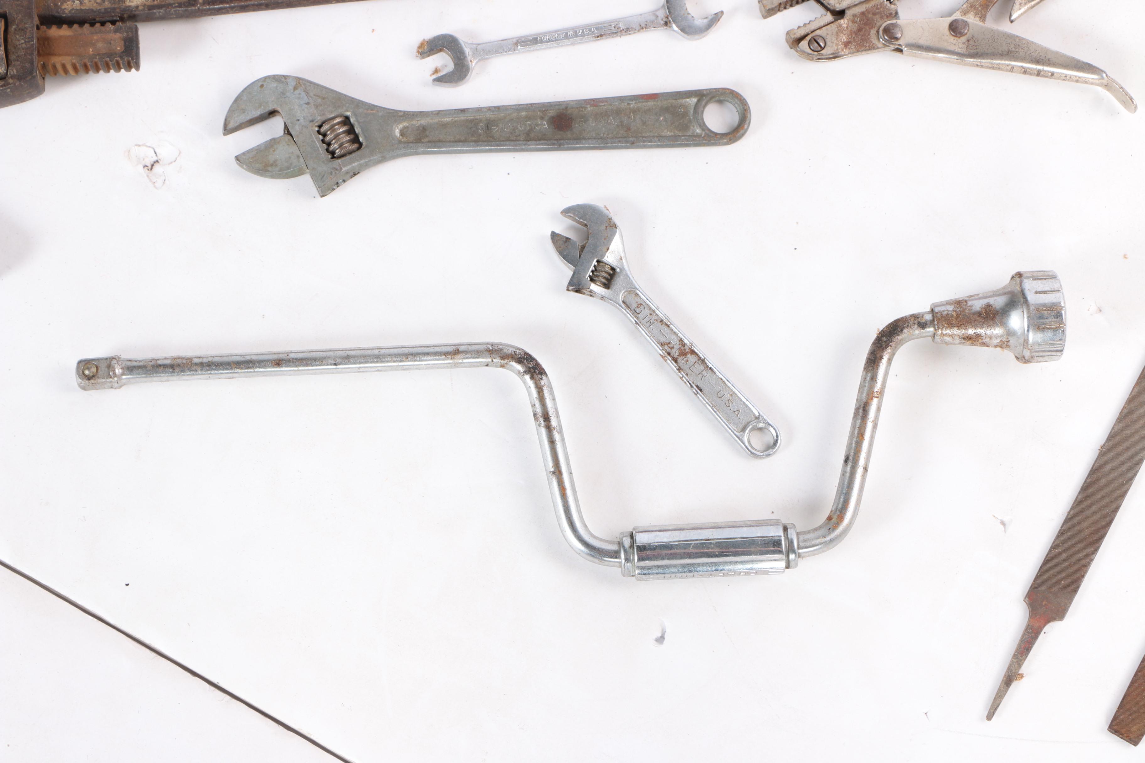 Vintage Craftsman Toolbox with Tools