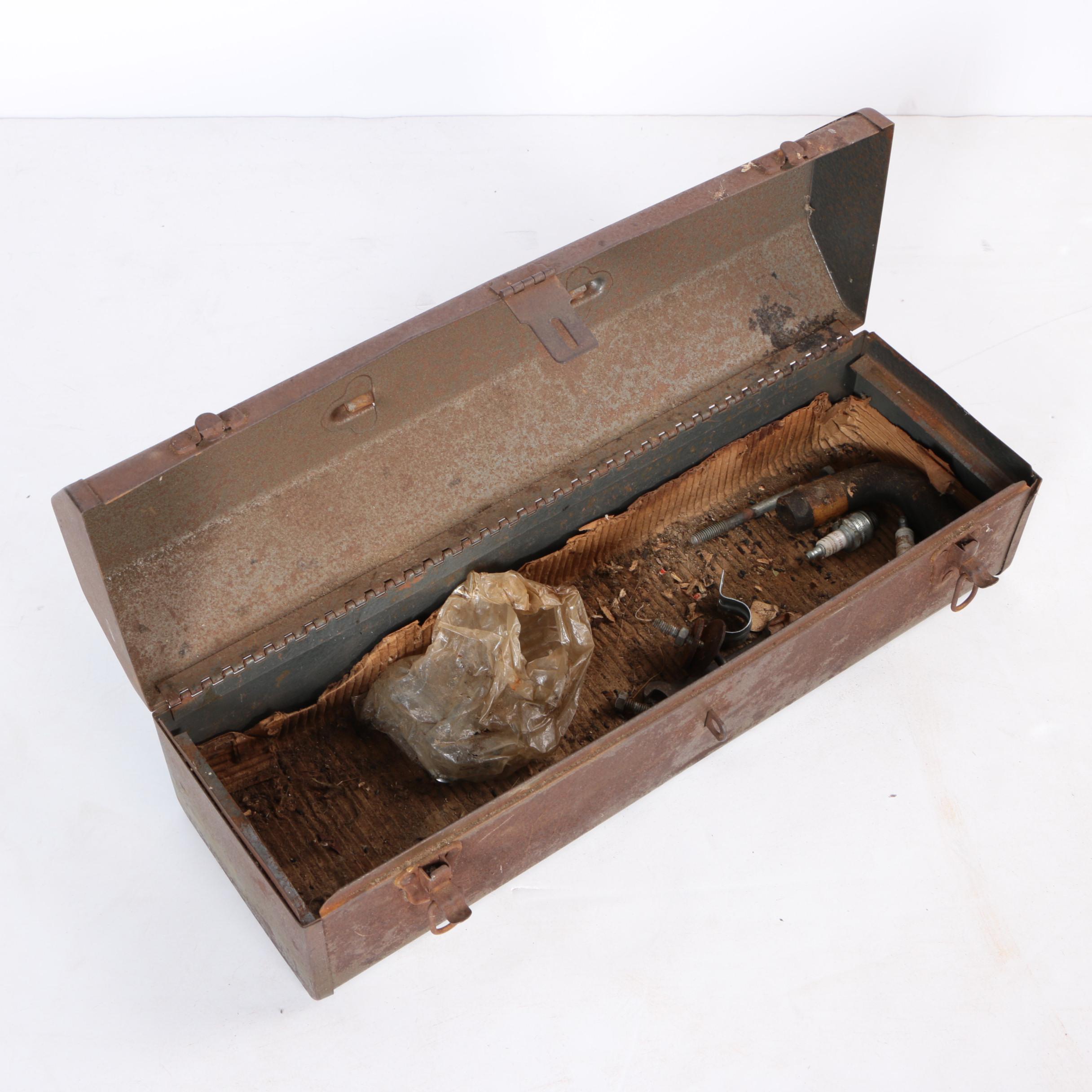 Vintage Craftsman Toolbox with Tools