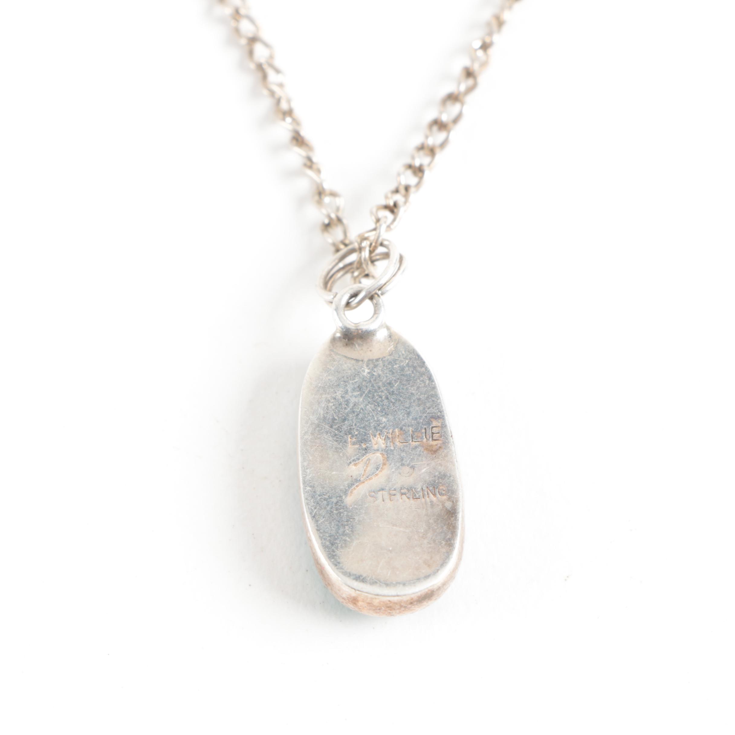 Native American Style Sterling Silver Turquoise Jewelry