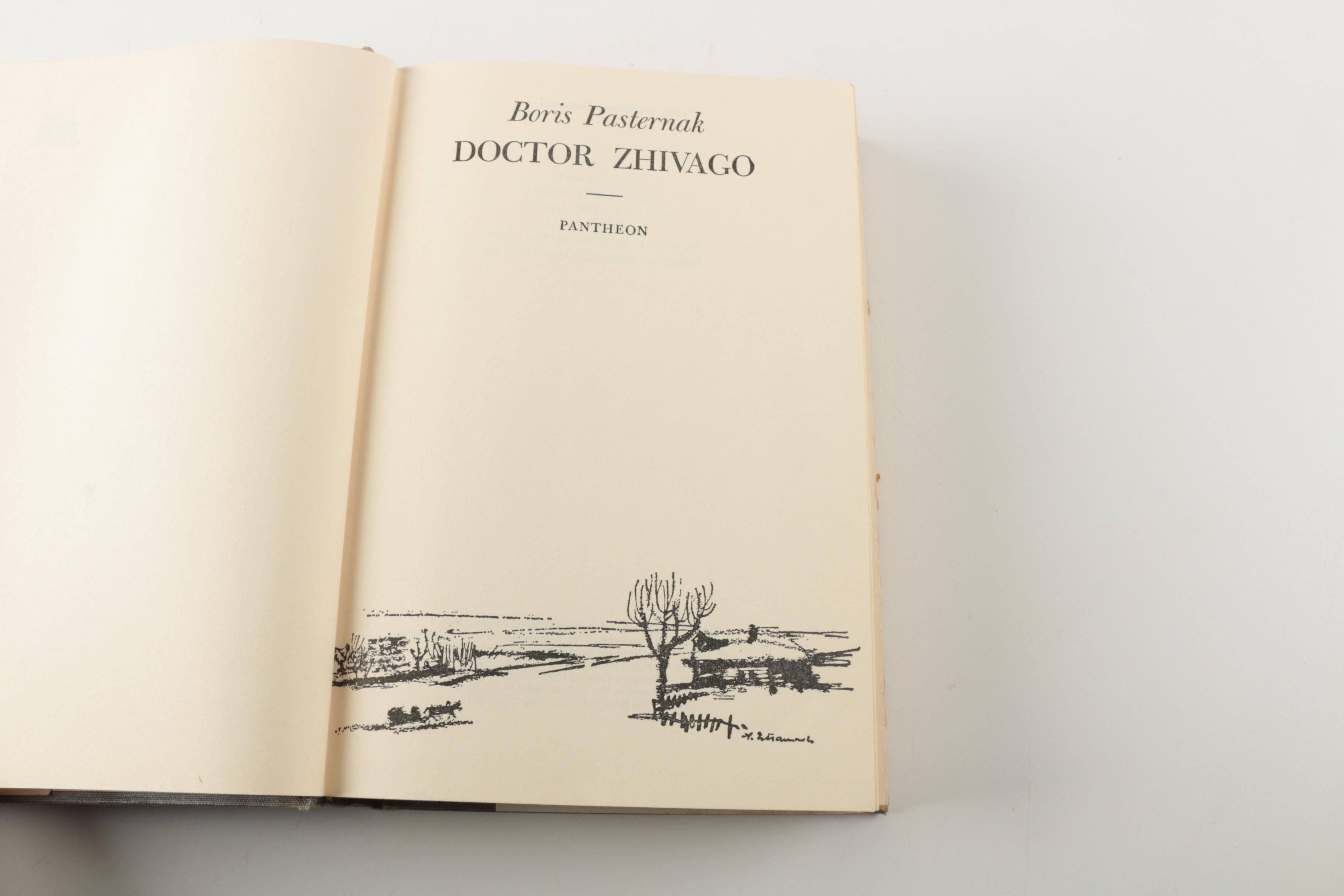 Early American Edition "Doctor Zhivago" and Modern Library Books