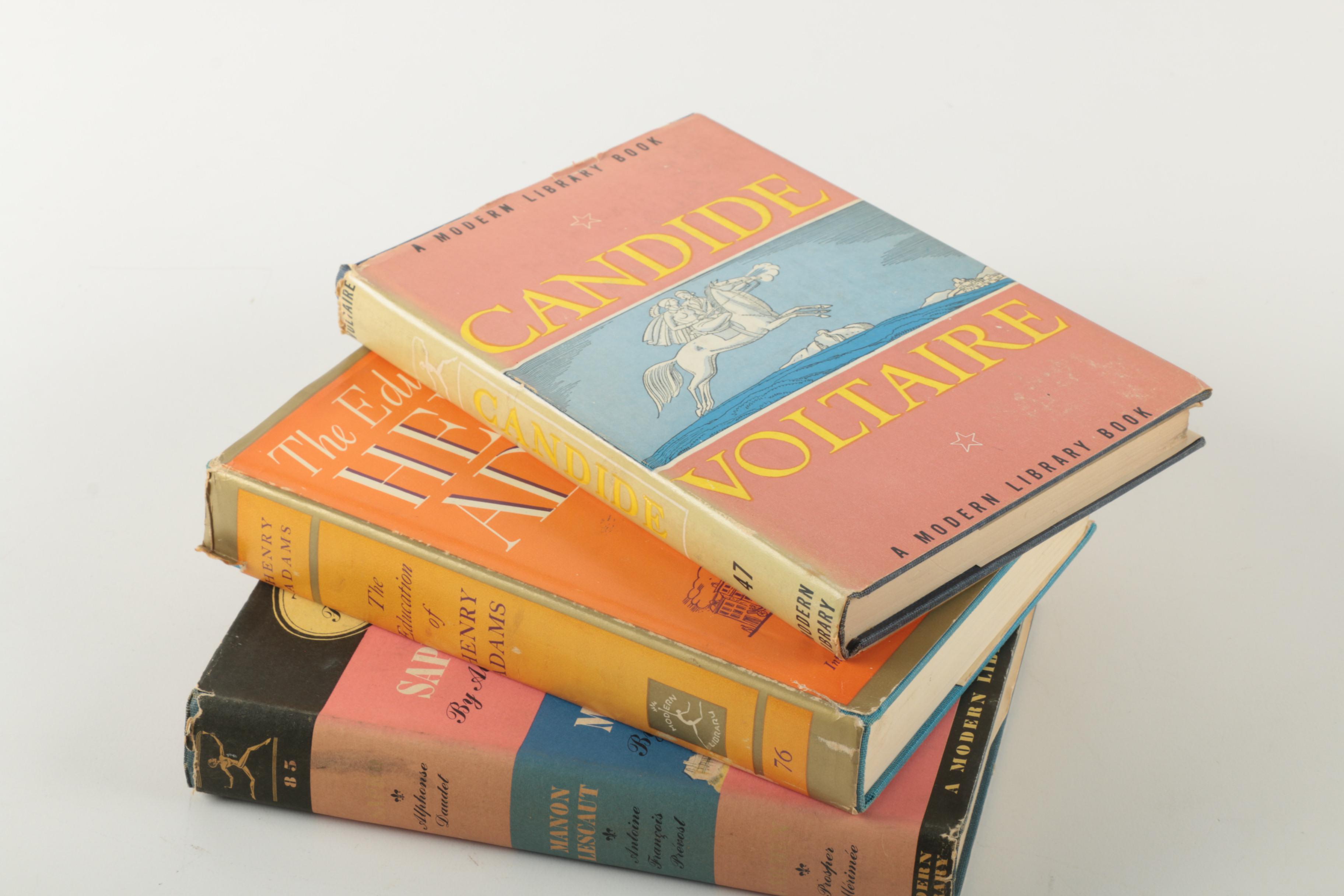 Assortment of Modern Library Edition Books