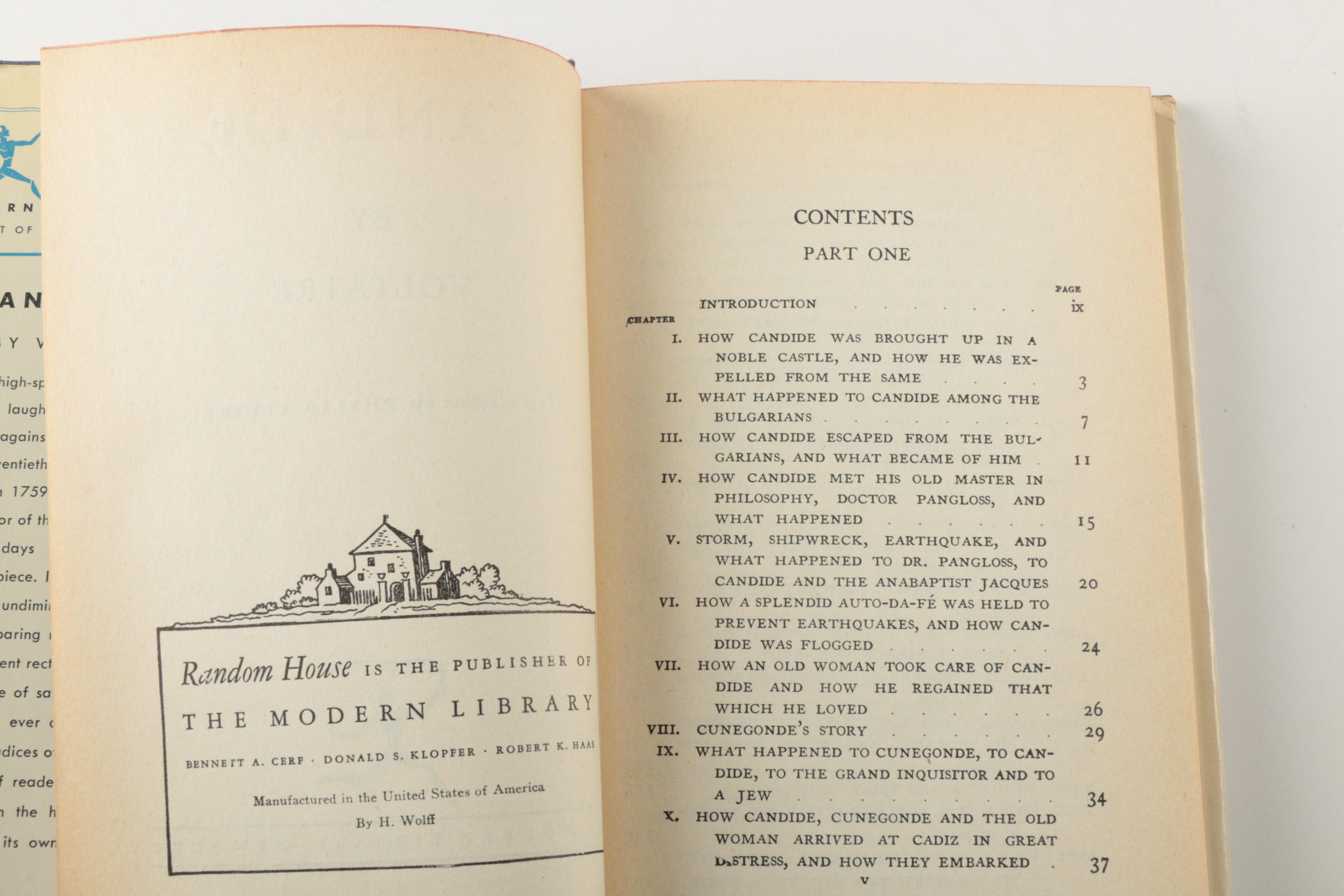 Assortment of Modern Library Edition Books