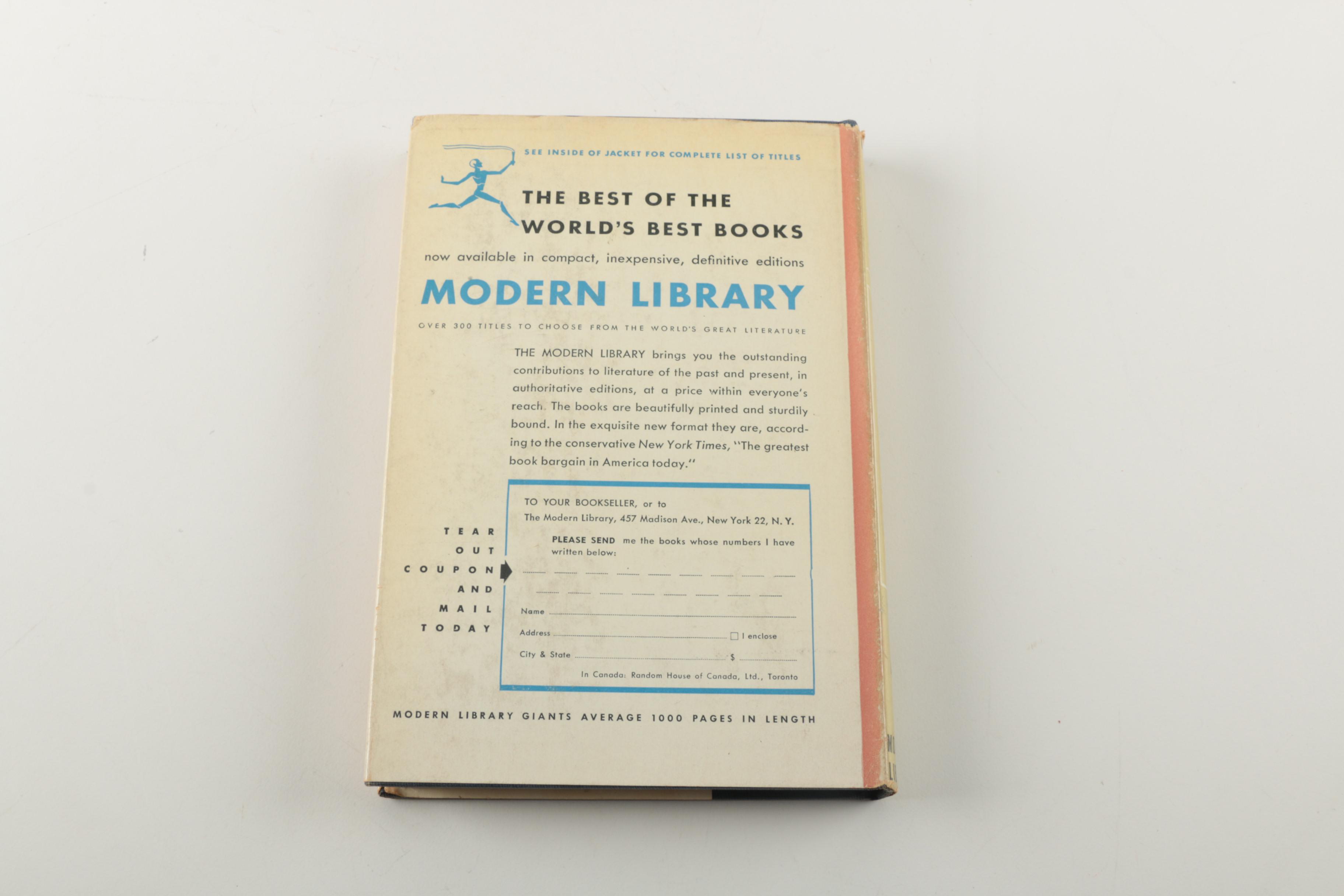 Assortment of Modern Library Edition Books