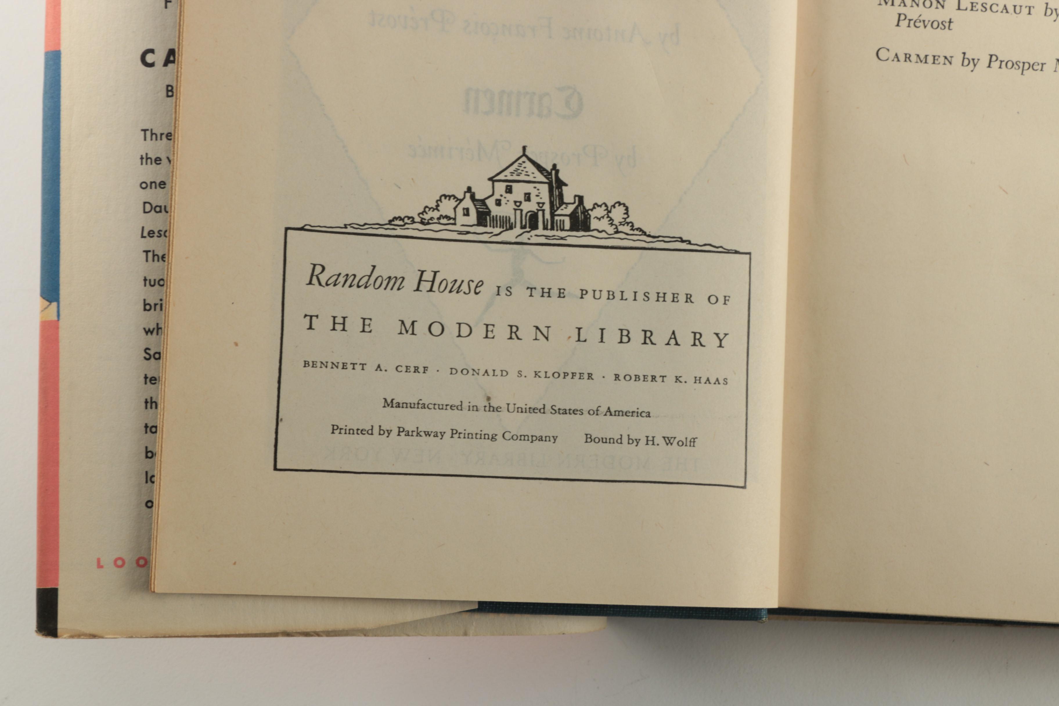 Assortment of Modern Library Edition Books