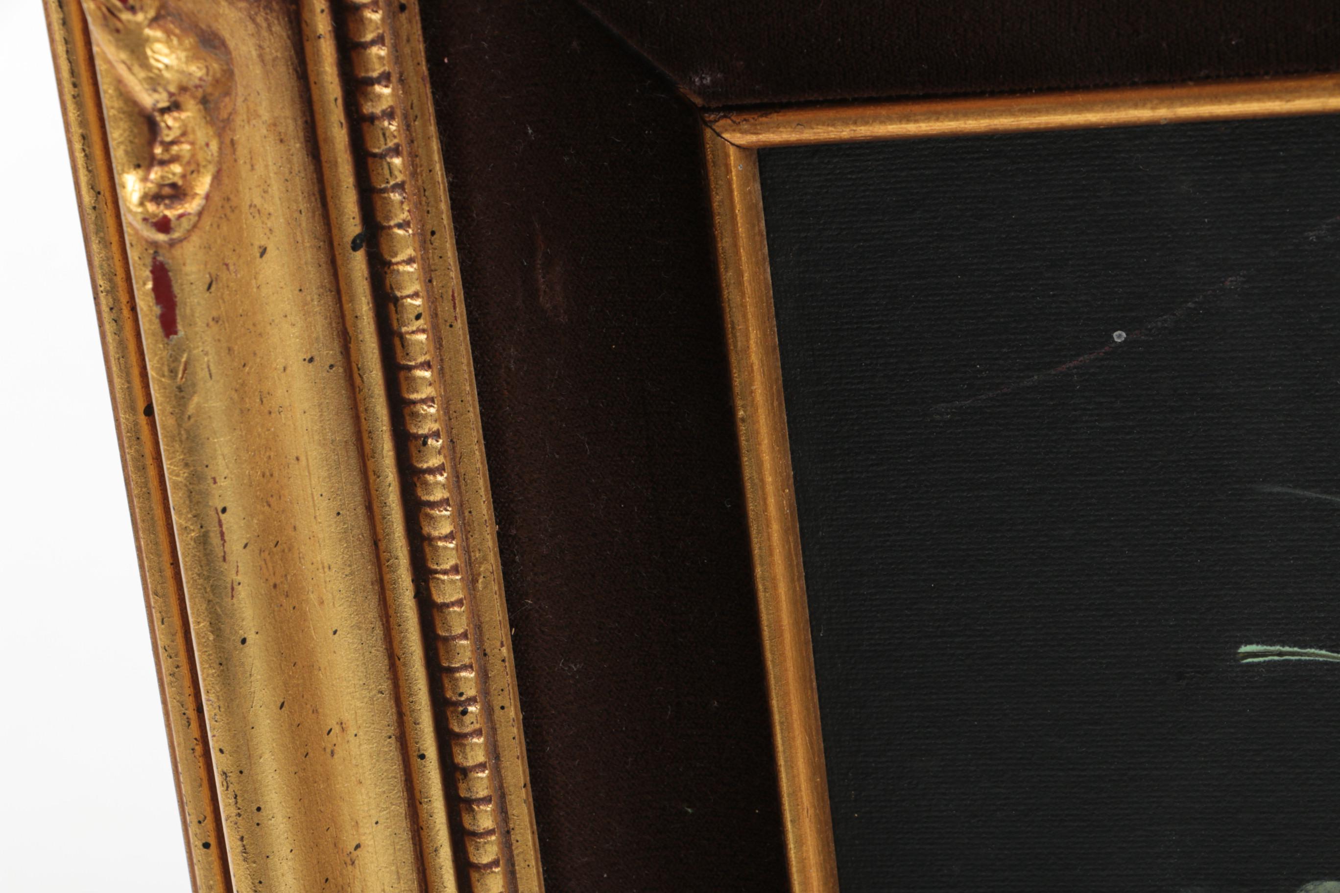 D. Barton Oil Painting on Canvas of a Floral Still Life