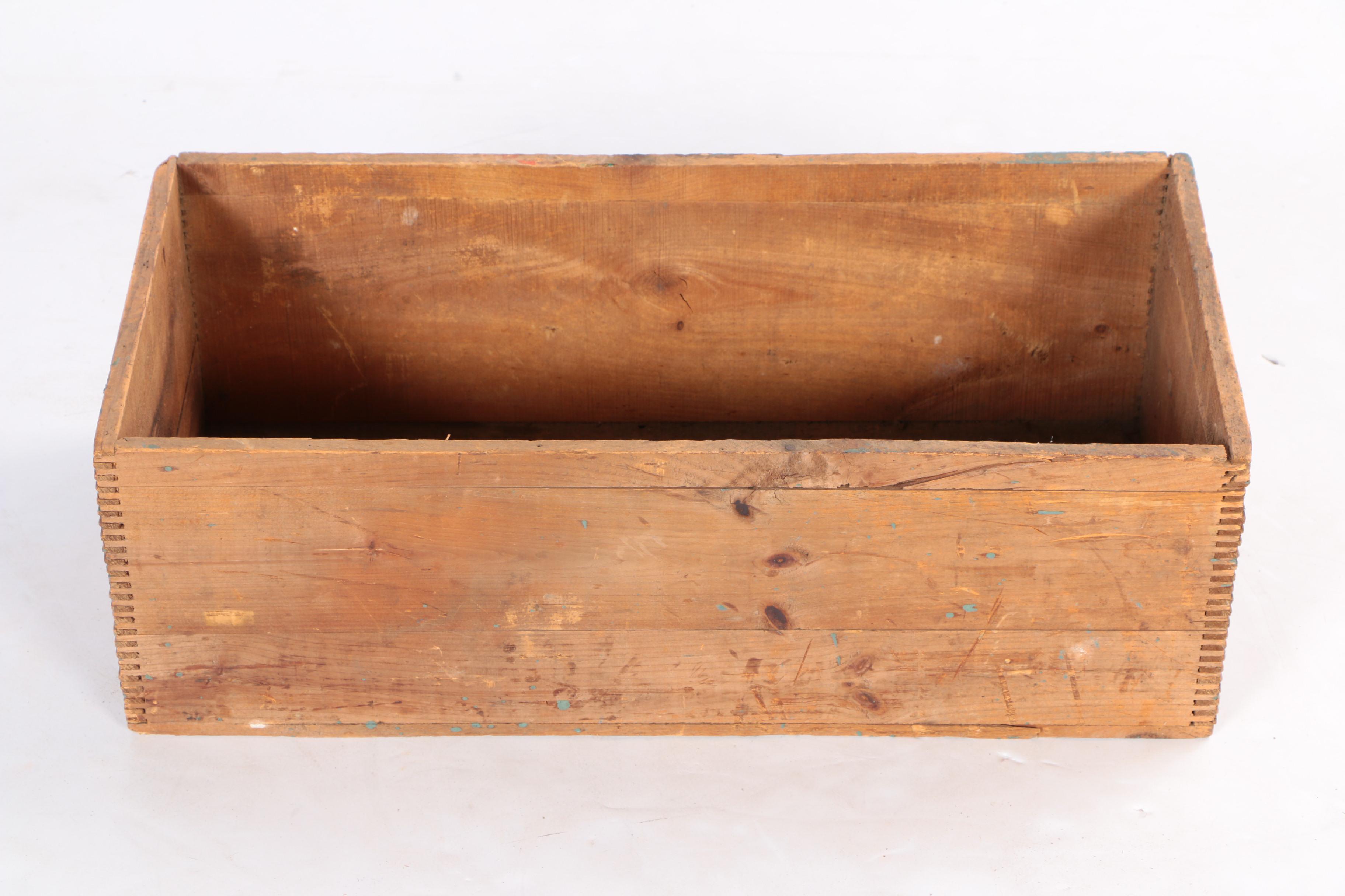 Vintage Wooden "Encyclopedia Americana" Crate