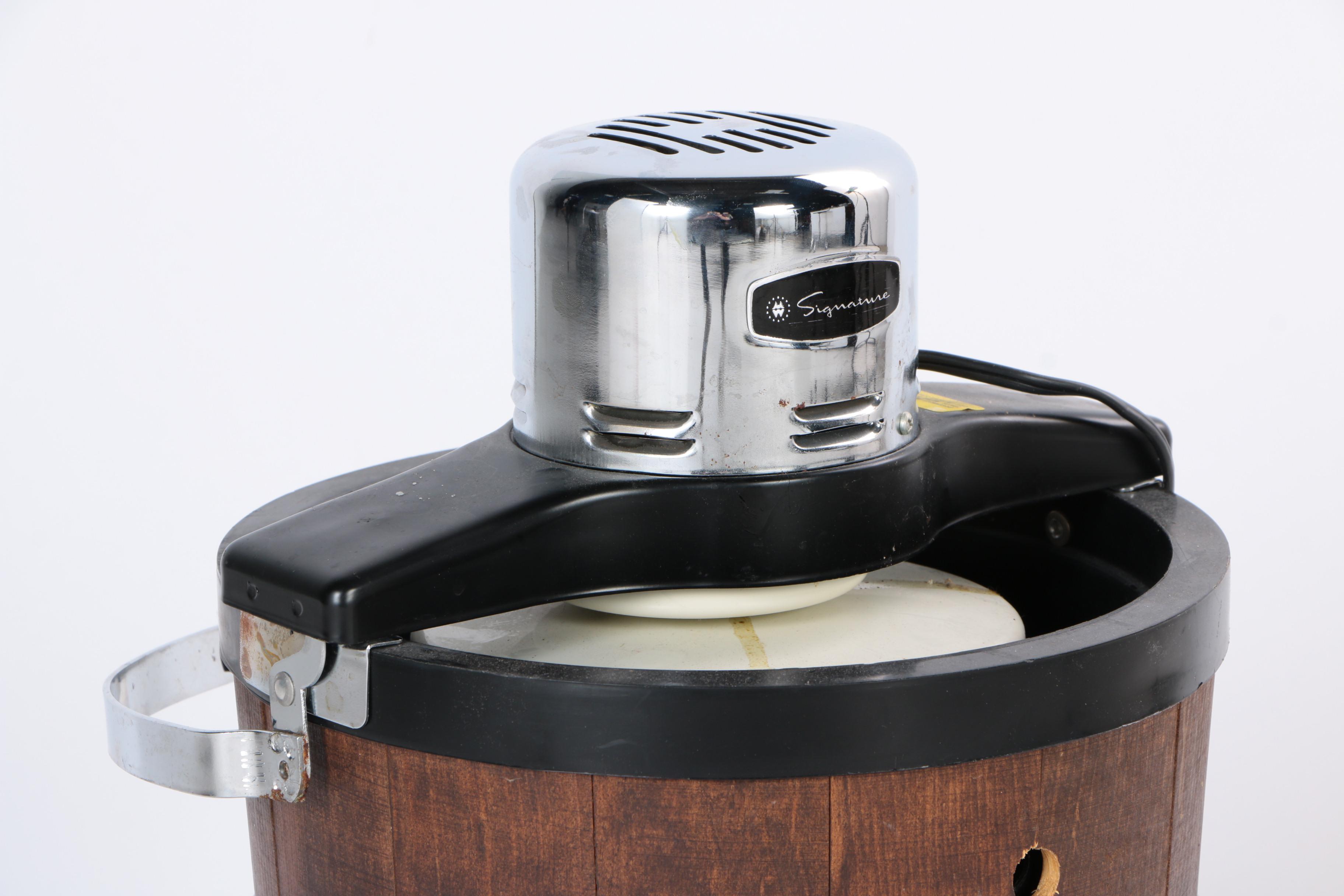Montgomery Wards Signature Electric Ice-Cream Maker